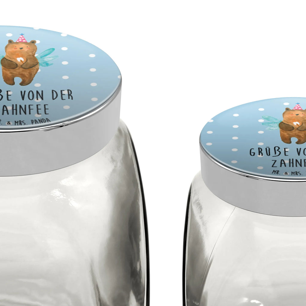 Bonbonglas Bär Zahnfee Vorratsdose, Vorratsbehälter, Süßigkeitenglas, Süßigkeitendose, Kaffeedose, Müslidose, Teedose, Keksbehälter, Keksedose, Glasdose, Glasbälter, Vorratsglas, Küchenbehälter, Aufbewahrungsdose, Aufbewahungsglas, Gewürzdose, Küchenorganizer, Snackdose, Bär, Teddy, Teddybär, Zahnfee, Fee, Milchzahn, Erster Zahn