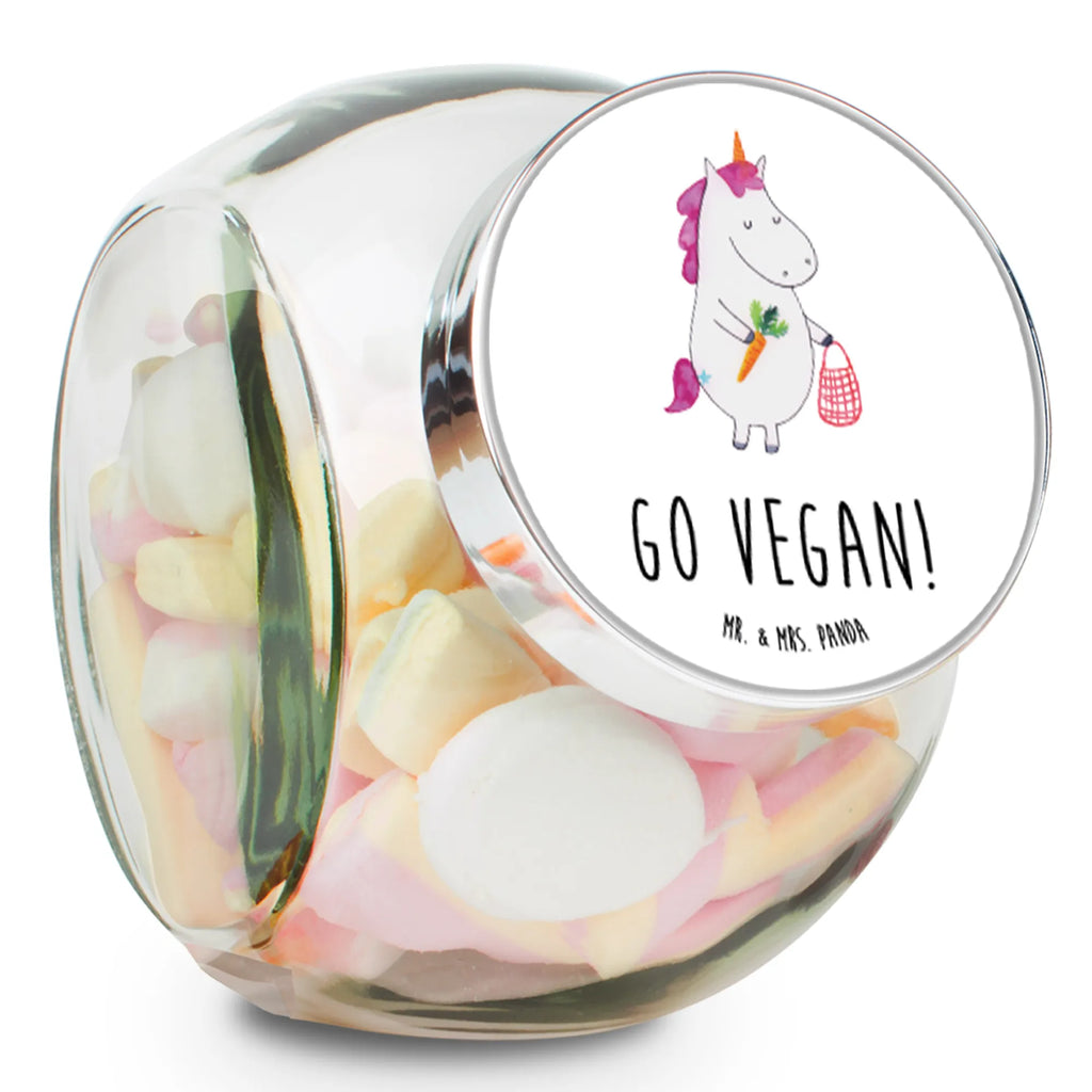 Bonbonglas Einhorn Vegan Vorratsdose, Vorratsbehälter, Süßigkeitenglas, Süßigkeitendose, Kaffeedose, Müslidose, Teedose, Keksbehälter, Keksedose, Glasdose, Glasbälter, Vorratsglas, Küchenbehälter, Aufbewahrungsdose, Aufbewahungsglas, Gewürzdose, Küchenorganizer, Snackdose, Einhorn, Einhörner, Einhorn Deko, Unicorn, vegan, Gesund leben, Vegetariar, Rohkost, Gesund essen, Veganismus, Veganer