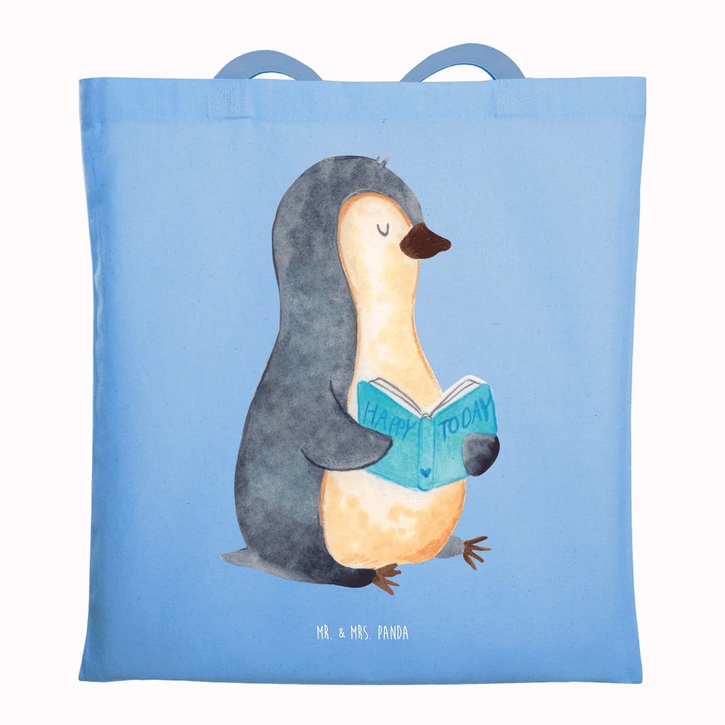 Tragetasche Pinguin Buch Beuteltasche, Beutel, Einkaufstasche, Jutebeutel, Stoffbeutel, Tasche, Shopper, Umhängetasche, Strandtasche, Schultertasche, Stofftasche, Tragetasche, Badetasche, Jutetasche, Einkaufstüte, Laptoptasche, Pinguin, Pinguine, Buch, Lesen, Bücherwurm, Nichtstun, Faulenzen, Ferien, Urlaub, Freizeit