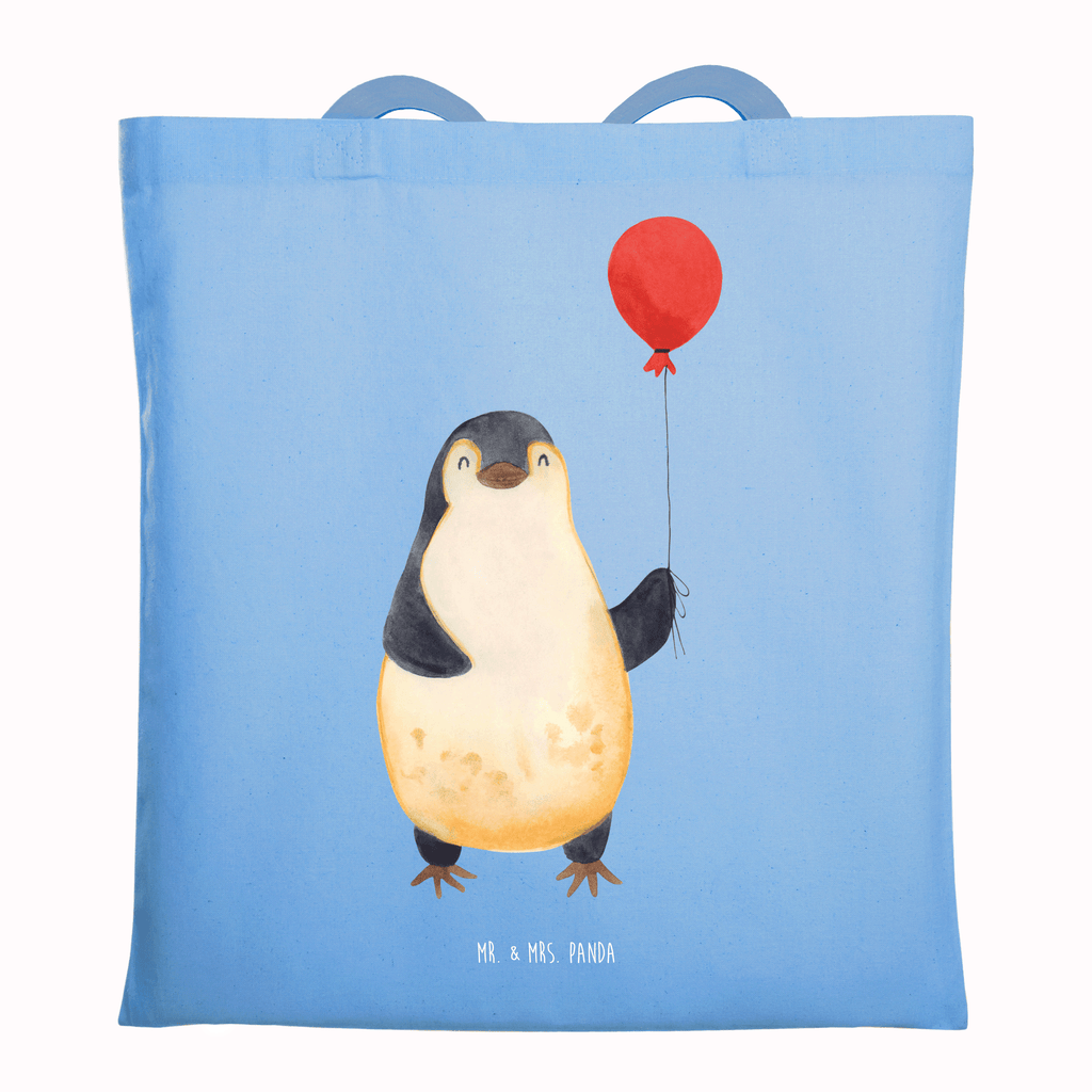 Tragetasche Pinguin Luftballon Beuteltasche, Beutel, Einkaufstasche, Jutebeutel, Stoffbeutel, Tasche, Shopper, Umhängetasche, Strandtasche, Schultertasche, Stofftasche, Tragetasche, Badetasche, Jutetasche, Einkaufstüte, Laptoptasche, Pinguin, Pinguine, Luftballon, Tagträume, Lebenslust, Geschenk Freundin, Geschenkidee, beste Freundin, Motivation, Neustart, neues Leben, Liebe, Glück