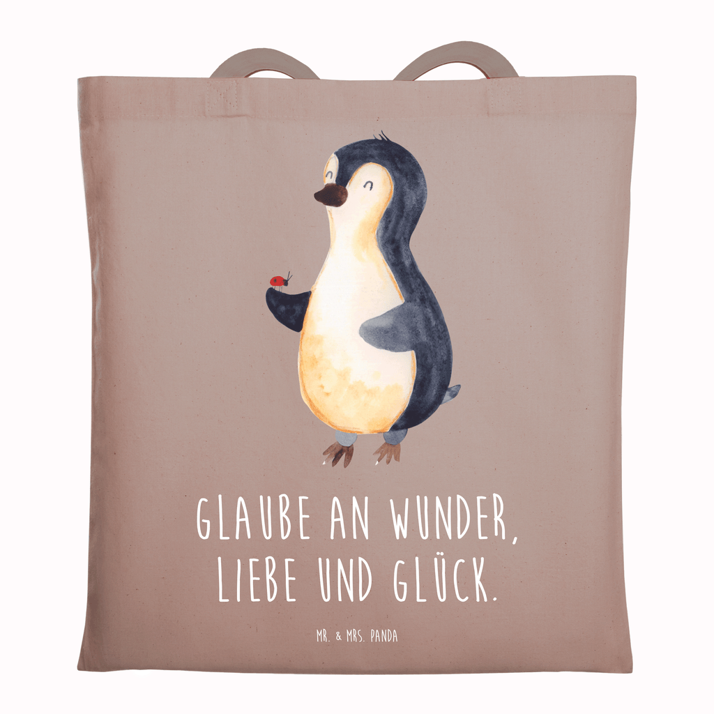 Tragetasche Pinguin Marienkäfer Beuteltasche, Beutel, Einkaufstasche, Jutebeutel, Stoffbeutel, Tasche, Shopper, Umhängetasche, Strandtasche, Schultertasche, Stofftasche, Tragetasche, Badetasche, Jutetasche, Einkaufstüte, Laptoptasche, Pinguin, Pinguine, Marienkäfer, Liebe, Wunder, Glück, Freude, Lebensfreude