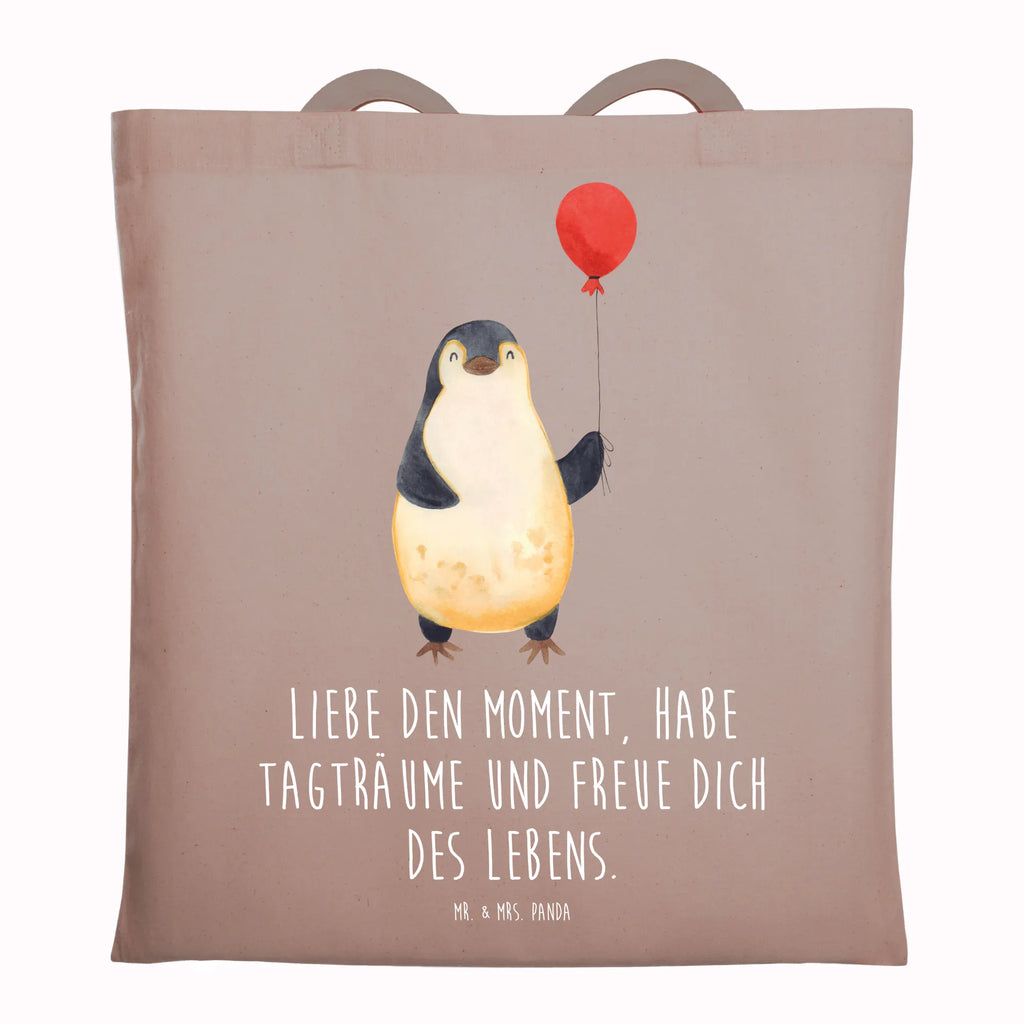 Tragetasche Pinguin Luftballon Beuteltasche, Beutel, Einkaufstasche, Jutebeutel, Stoffbeutel, Tasche, Shopper, Umhängetasche, Strandtasche, Schultertasche, Stofftasche, Tragetasche, Badetasche, Jutetasche, Einkaufstüte, Laptoptasche, Pinguin, Pinguine, Luftballon, Tagträume, Lebenslust, Geschenk Freundin, Geschenkidee, beste Freundin, Motivation, Neustart, neues Leben, Liebe, Glück