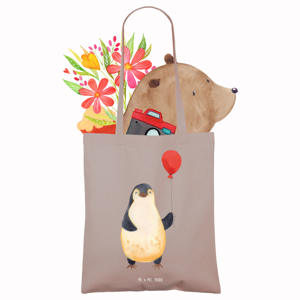 Tragetasche Pinguin Luftballon Beuteltasche, Beutel, Einkaufstasche, Jutebeutel, Stoffbeutel, Tasche, Shopper, Umhängetasche, Strandtasche, Schultertasche, Stofftasche, Tragetasche, Badetasche, Jutetasche, Einkaufstüte, Laptoptasche, Pinguin, Pinguine, Luftballon, Tagträume, Lebenslust, Geschenk Freundin, Geschenkidee, beste Freundin, Motivation, Neustart, neues Leben, Liebe, Glück