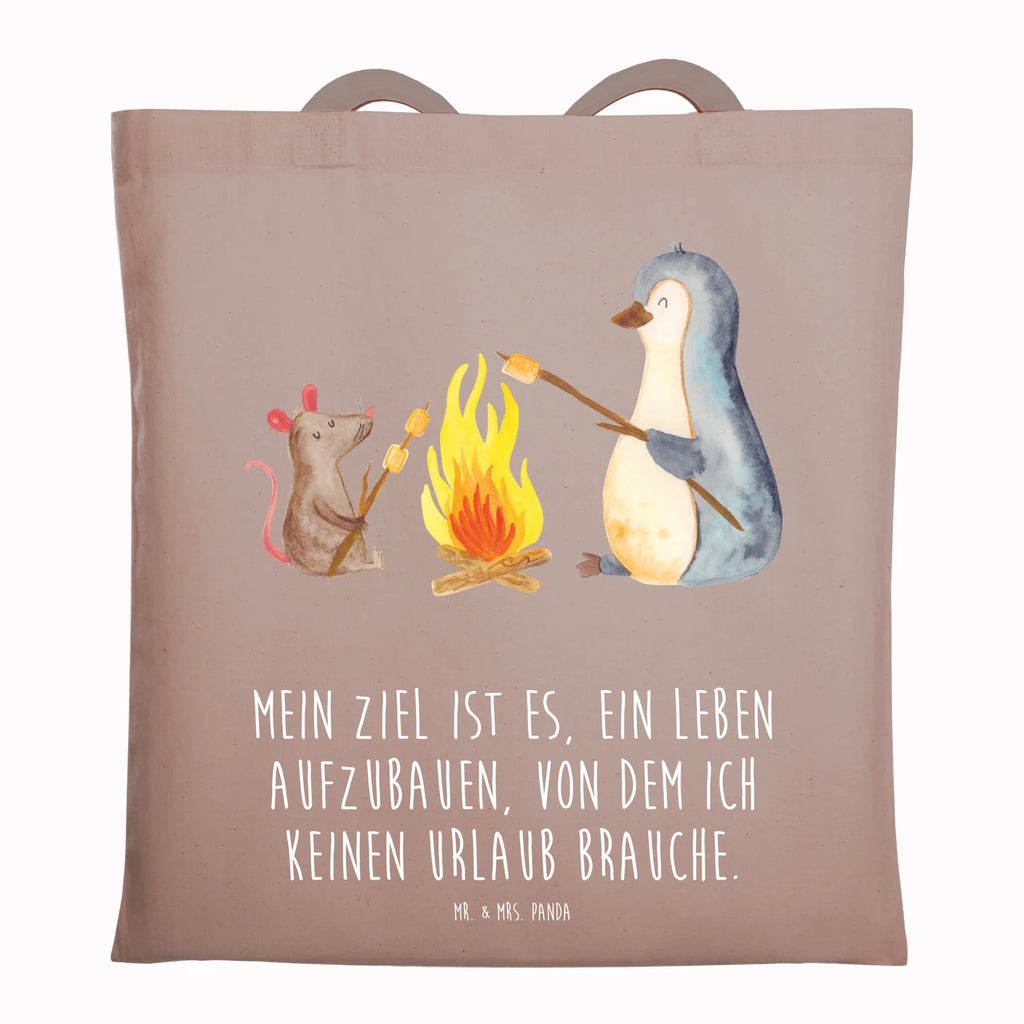 Tragetasche Pinguin Lagerfeuer Beuteltasche, Beutel, Einkaufstasche, Jutebeutel, Stoffbeutel, Tasche, Shopper, Umhängetasche, Strandtasche, Schultertasche, Stofftasche, Tragetasche, Badetasche, Jutetasche, Einkaufstüte, Laptoptasche, Pinguin, Maus, Pinguine, Lagerfeuer, Leben, Arbeit, Job, Motivation, Büro, Büroalltag, Lebensspruch, Lebensmotivation, Neustart, Liebe, grillen, Feuer, Marshmallows