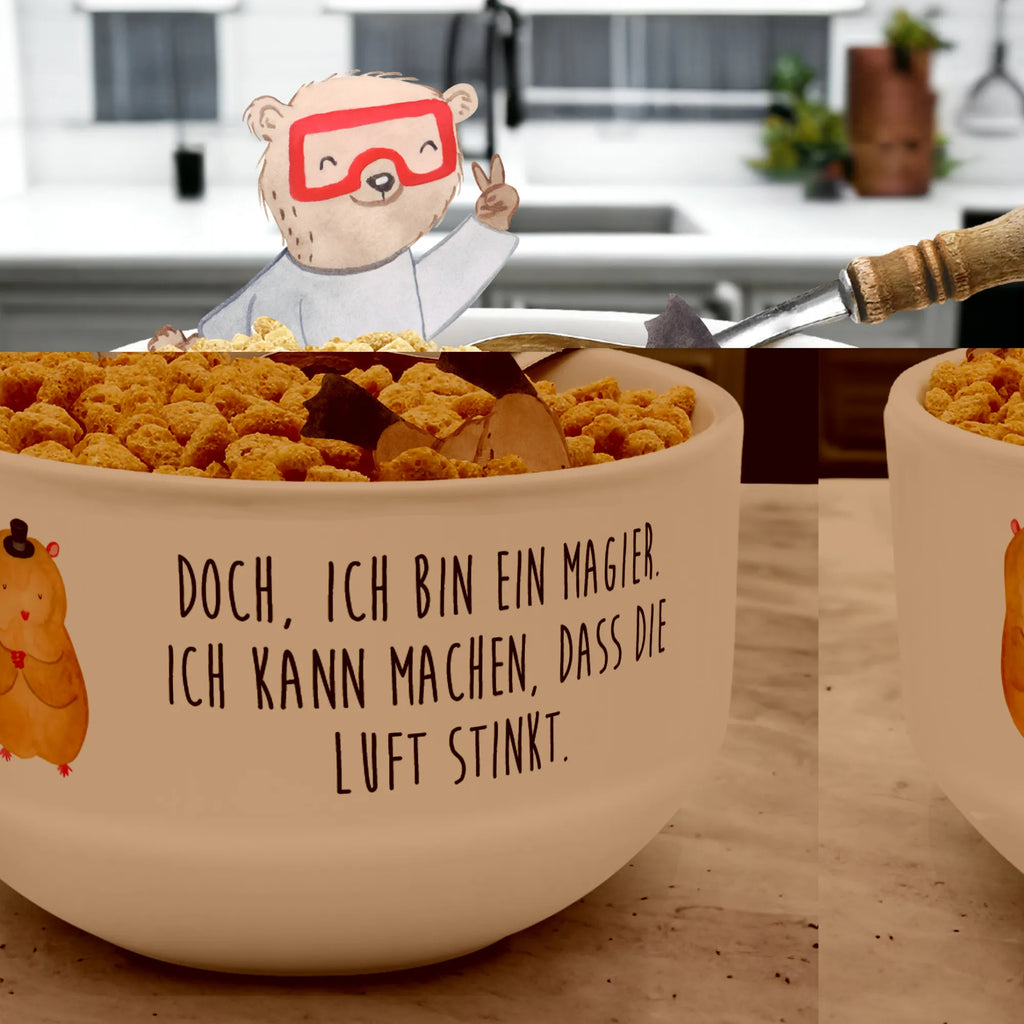 Müslischale Hamster mit Hut Müslischale, Müslischüssel, Früstücksschüssel, Schüssel, Keramik Schüssel, Dessertschüssel, Salatschüssel, Suppenschüssel, Obstschale, Porzellan Schale, Snackschale, Müsli schalen, Müsli schale, Müslischale Keramik, Müslischalen bunt, Weiße Müslischalen, Bunte Müslischalen, Müslischale Porzellan, Müslischale lustig, Keramik Müslischale, Frühstücksschalen, Schöne Müslischalen, Müslischale mit Spruch, Tiermotive, Gute Laune, lustige Sprüche, Tiere, Hamster, Hut, Magier, Zylinder, Zwerghamster, Zauberer