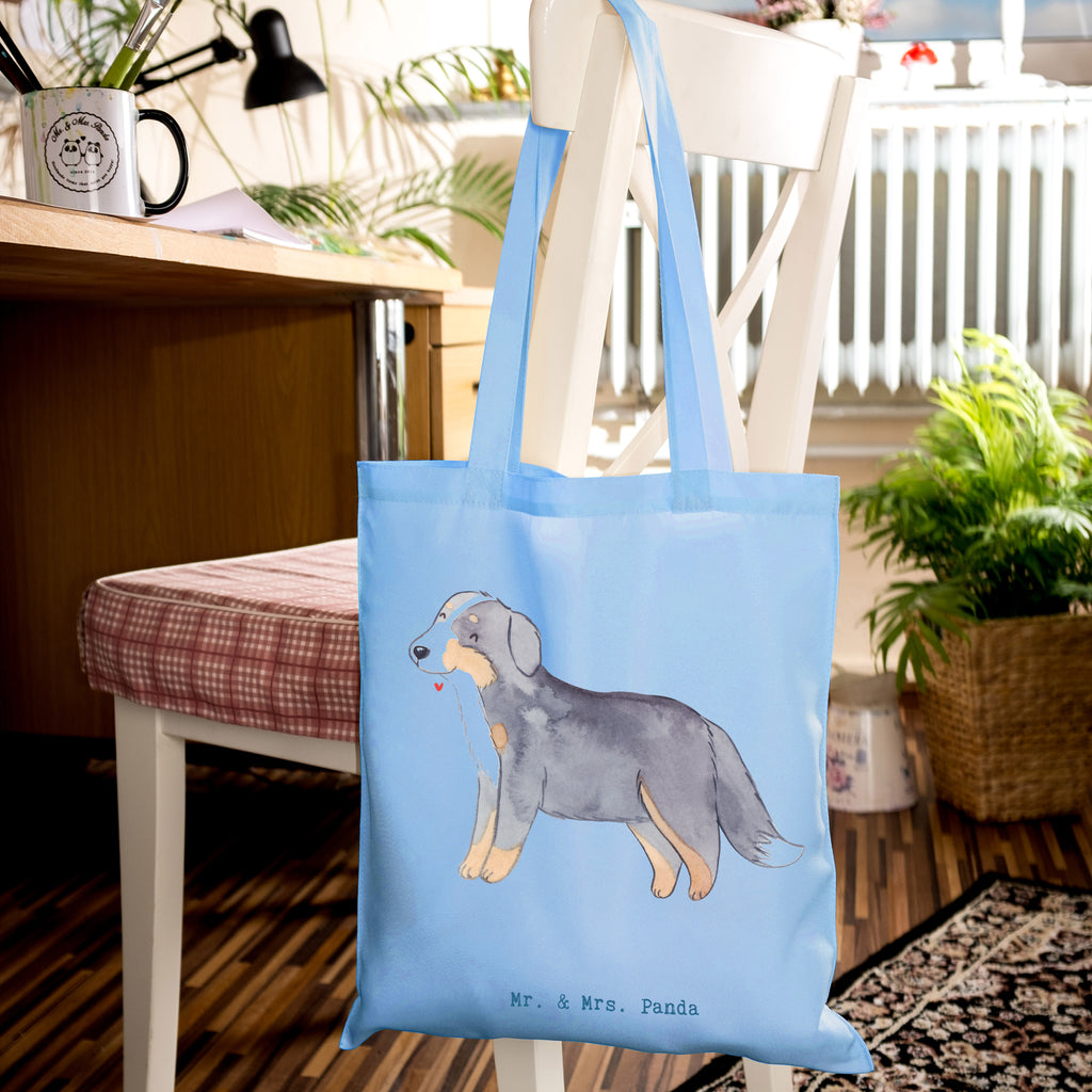 Tragetasche Berner Sennenhund Moment Beuteltasche, Beutel, Einkaufstasche, Jutebeutel, Stoffbeutel, Tasche, Shopper, Umhängetasche, Strandtasche, Schultertasche, Stofftasche, Tragetasche, Badetasche, Jutetasche, Einkaufstüte, Laptoptasche, Hund, Hunderasse, Rassehund, Hundebesitzer, Geschenk, Tierfreund, Schenken, Welpe, Dürrbächler, Berner Sennenhund