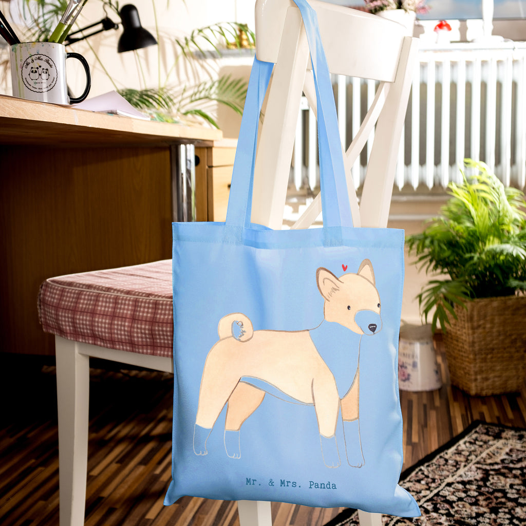 Tragetasche Basenji Moment Beuteltasche, Beutel, Einkaufstasche, Jutebeutel, Stoffbeutel, Tasche, Shopper, Umhängetasche, Strandtasche, Schultertasche, Stofftasche, Tragetasche, Badetasche, Jutetasche, Einkaufstüte, Laptoptasche, Hund, Hunderasse, Rassehund, Hundebesitzer, Geschenk, Tierfreund, Schenken, Welpe, Kongo-Terrier, Basenji