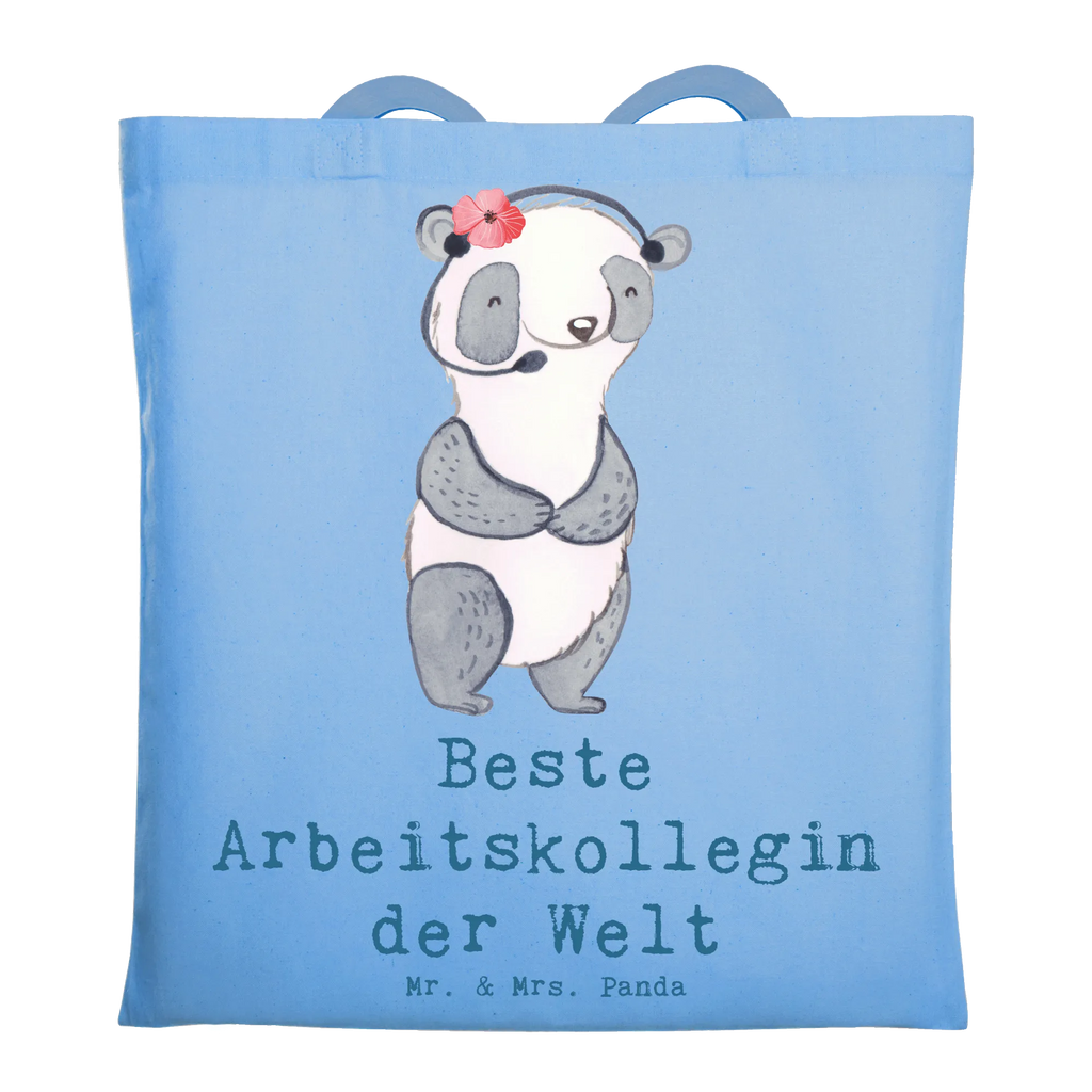 Tragetasche Panda Beste Arbeitskollegin der Welt Beuteltasche, Beutel, Einkaufstasche, Jutebeutel, Stoffbeutel, Tasche, Shopper, Umhängetasche, Strandtasche, Schultertasche, Stofftasche, Tragetasche, Badetasche, Jutetasche, Einkaufstüte, Laptoptasche, für, Dankeschön, Geschenk, Schenken, Geburtstag, Geburtstagsgeschenk, Geschenkidee, Danke, Bedanken, Mitbringsel, Freude machen, Geschenktipp, Arbeitskollegin, Kollegin, Freundin, Büro, Abschiedsgeschenk, Ruhestand, Arbeit, Mitarbeiterin, Berufsgenossin, Beruf