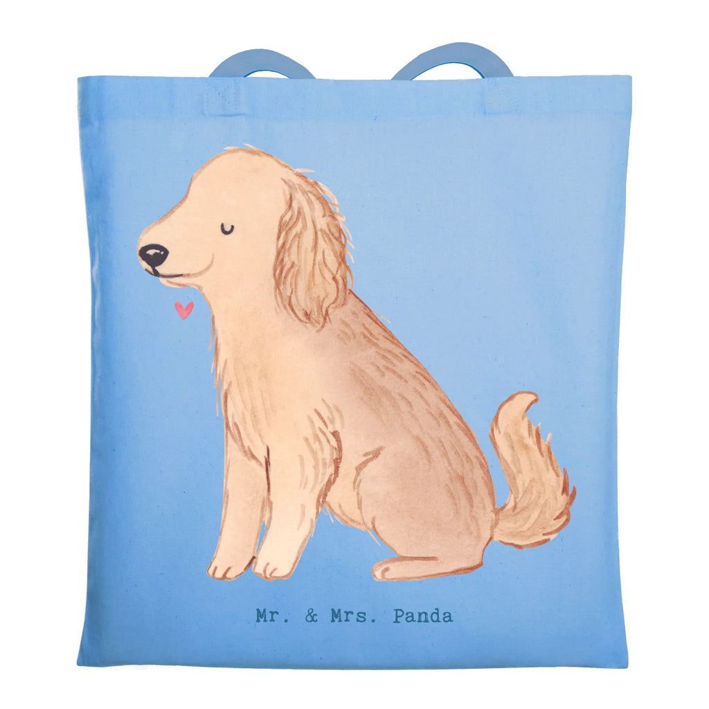 Tragetasche Cocker Spaniel Lebensretter Beuteltasche, Beutel, Einkaufstasche, Jutebeutel, Stoffbeutel, Tasche, Shopper, Umhängetasche, Strandtasche, Schultertasche, Stofftasche, Tragetasche, Badetasche, Jutetasche, Einkaufstüte, Laptoptasche, Hund, Hunderasse, Rassehund, Hundebesitzer, Geschenk, Tierfreund, Schenken, Welpe, Englische Cockerspaniel, Cocker Spaniel