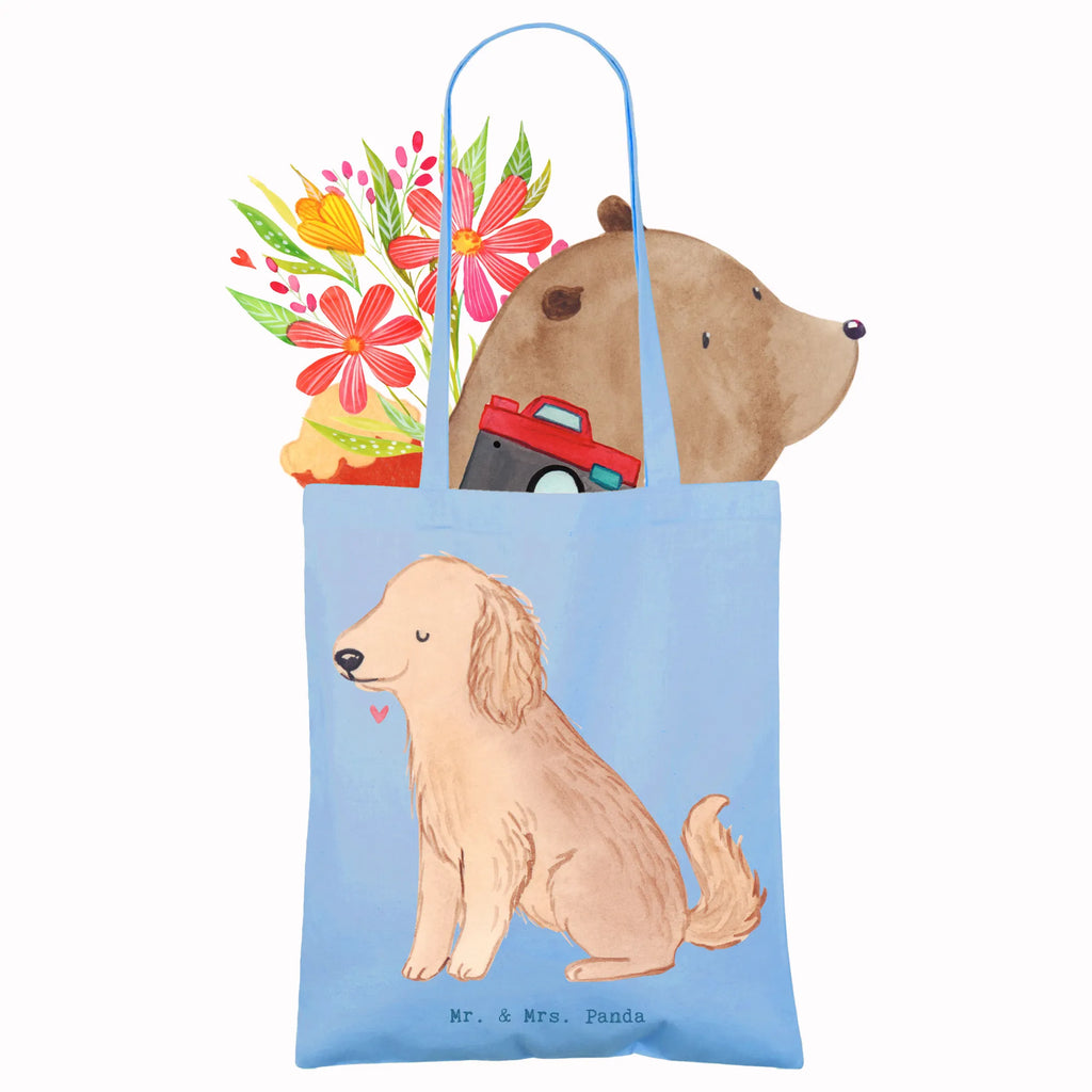 Tragetasche Cocker Spaniel Lebensretter Beuteltasche, Beutel, Einkaufstasche, Jutebeutel, Stoffbeutel, Tasche, Shopper, Umhängetasche, Strandtasche, Schultertasche, Stofftasche, Tragetasche, Badetasche, Jutetasche, Einkaufstüte, Laptoptasche, Hund, Hunderasse, Rassehund, Hundebesitzer, Geschenk, Tierfreund, Schenken, Welpe, Englische Cockerspaniel, Cocker Spaniel