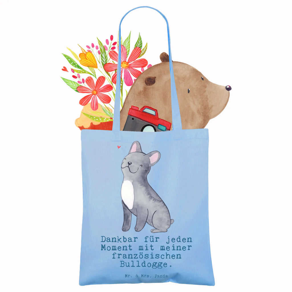 Tragetasche Französische Bulldogge Moment Beuteltasche, Beutel, Einkaufstasche, Jutebeutel, Stoffbeutel, Tasche, Shopper, Umhängetasche, Strandtasche, Schultertasche, Stofftasche, Tragetasche, Badetasche, Jutetasche, Einkaufstüte, Laptoptasche, Hund, Hunderasse, Rassehund, Hundebesitzer, Geschenk, Tierfreund, Schenken, Welpe, Französische Bulldogge