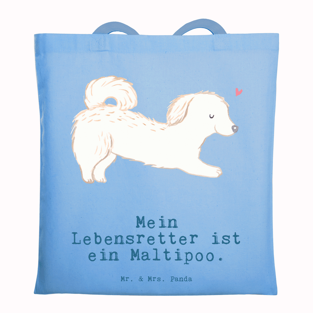 Tragetasche Maltipoo Lebensretter Beuteltasche, Beutel, Einkaufstasche, Jutebeutel, Stoffbeutel, Tasche, Shopper, Umhängetasche, Strandtasche, Schultertasche, Stofftasche, Tragetasche, Badetasche, Jutetasche, Einkaufstüte, Laptoptasche, Hund, Hunderasse, Rassehund, Hundebesitzer, Geschenk, Tierfreund, Schenken, Welpe, Maltipoo, Kreuzung, Mischling