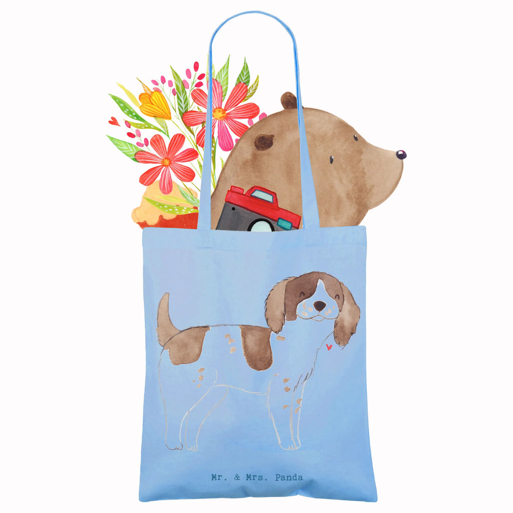 Tragetasche English Springer Spaniel Lebensretter Beuteltasche, Beutel, Einkaufstasche, Jutebeutel, Stoffbeutel, Tasche, Shopper, Umhängetasche, Strandtasche, Schultertasche, Stofftasche, Tragetasche, Badetasche, Jutetasche, Einkaufstüte, Laptoptasche, Hund, Hunderasse, Rassehund, Hundebesitzer, Geschenk, Tierfreund, Schenken, Welpe, English Springer Spaniel