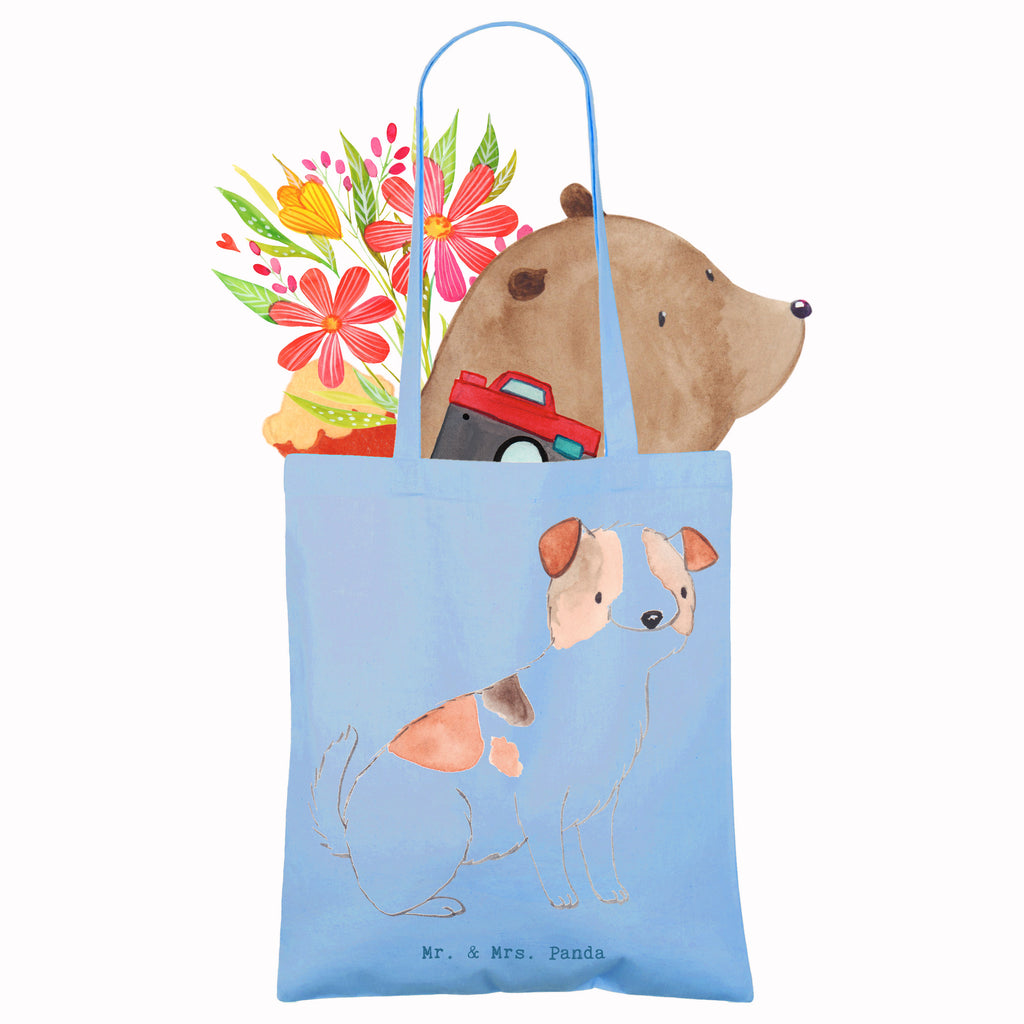 Tragetasche Jack Russell Terrier Moment Beuteltasche, Beutel, Einkaufstasche, Jutebeutel, Stoffbeutel, Tasche, Shopper, Umhängetasche, Strandtasche, Schultertasche, Stofftasche, Tragetasche, Badetasche, Jutetasche, Einkaufstüte, Laptoptasche, Hund, Hunderasse, Rassehund, Hundebesitzer, Geschenk, Tierfreund, Schenken, Welpe, Jack Russell Terrier