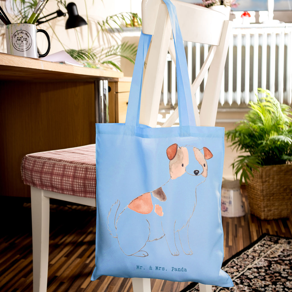 Tragetasche Jack Russell Terrier Moment Beuteltasche, Beutel, Einkaufstasche, Jutebeutel, Stoffbeutel, Tasche, Shopper, Umhängetasche, Strandtasche, Schultertasche, Stofftasche, Tragetasche, Badetasche, Jutetasche, Einkaufstüte, Laptoptasche, Hund, Hunderasse, Rassehund, Hundebesitzer, Geschenk, Tierfreund, Schenken, Welpe, Jack Russell Terrier