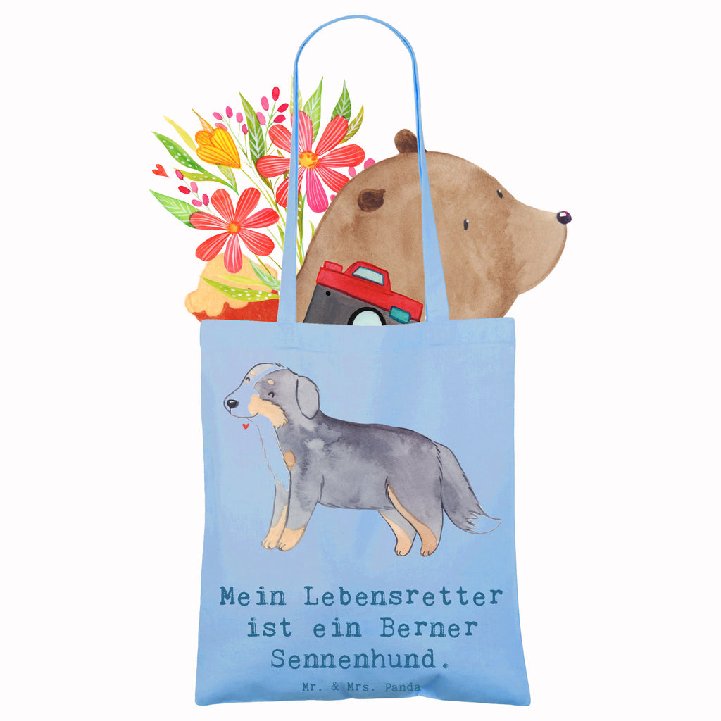 Tragetasche Berner Sennenhund Lebensretter Beuteltasche, Beutel, Einkaufstasche, Jutebeutel, Stoffbeutel, Tasche, Shopper, Umhängetasche, Strandtasche, Schultertasche, Stofftasche, Tragetasche, Badetasche, Jutetasche, Einkaufstüte, Laptoptasche, Hund, Hunderasse, Rassehund, Hundebesitzer, Geschenk, Tierfreund, Schenken, Welpe, Dürrbächler, Berner Sennenhund