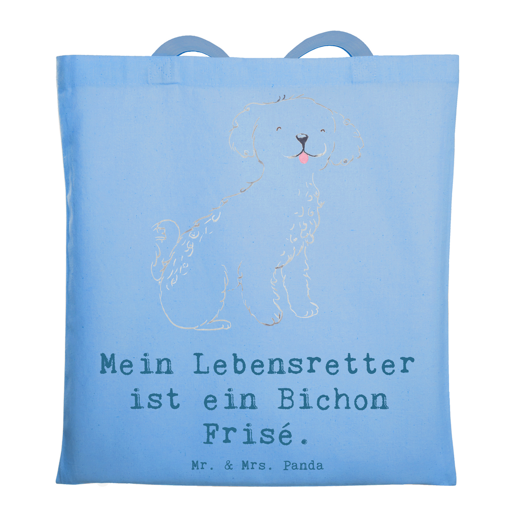 Tragetasche Bichon Frisé Lebensretter Beuteltasche, Beutel, Einkaufstasche, Jutebeutel, Stoffbeutel, Tasche, Shopper, Umhängetasche, Strandtasche, Schultertasche, Stofftasche, Tragetasche, Badetasche, Jutetasche, Einkaufstüte, Laptoptasche, Hund, Hunderasse, Rassehund, Hundebesitzer, Geschenk, Tierfreund, Schenken, Welpe, Bichon Frisé