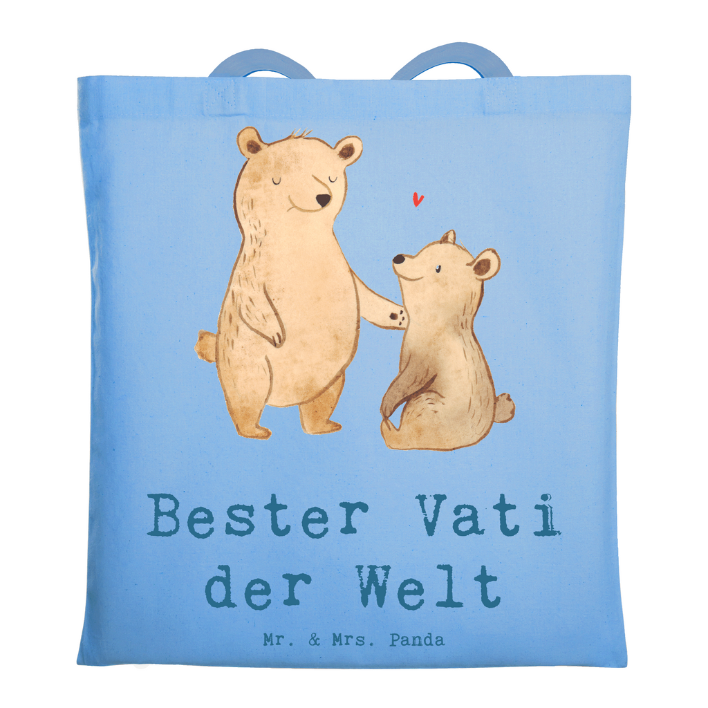 Tragetasche Bär Bester Vati der Welt Beuteltasche, Beutel, Einkaufstasche, Jutebeutel, Stoffbeutel, Tasche, Shopper, Umhängetasche, Strandtasche, Schultertasche, Stofftasche, Tragetasche, Badetasche, Jutetasche, Einkaufstüte, Laptoptasche, für, Dankeschön, Geschenk, Schenken, Geburtstag, Geburtstagsgeschenk, Geschenkidee, Danke, Bedanken, Mitbringsel, Freude machen, Geschenktipp, Vater, Papa, Dad, Daddy, Paps, Papi, Vati, Eltern, Geschenk Vater, Mann, Familie, Bester, Kleinigkeit