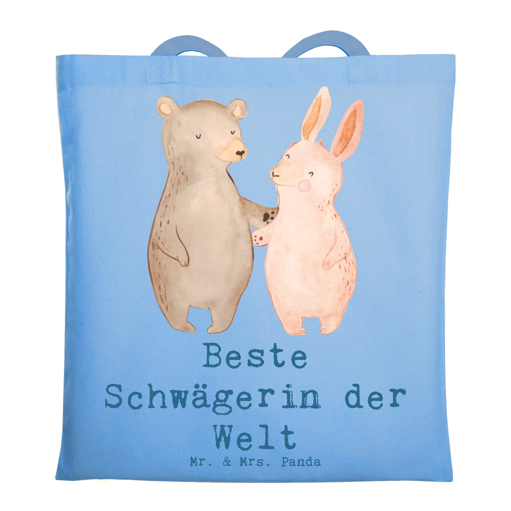 Tragetasche Hase Beste Schwägerin der Welt Beuteltasche, Beutel, Einkaufstasche, Jutebeutel, Stoffbeutel, Tasche, Shopper, Umhängetasche, Strandtasche, Schultertasche, Stofftasche, Tragetasche, Badetasche, Jutetasche, Einkaufstüte, Laptoptasche, für, Dankeschön, Geschenk, Schenken, Geburtstag, Geburtstagsgeschenk, Geschenkidee, Danke, Bedanken, Mitbringsel, Freude machen, Geschenktipp, Schwägerin, Schwähgerin, Schwippschwägerin, Familie, Verwandtschaft, angeheiratet, Frau, Ehemann, Schwester, Ehefrau, Bruder, Partner