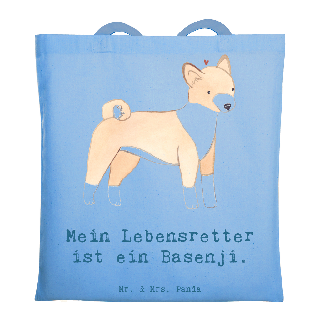 Tragetasche Basenji Lebensretter Beuteltasche, Beutel, Einkaufstasche, Jutebeutel, Stoffbeutel, Tasche, Shopper, Umhängetasche, Strandtasche, Schultertasche, Stofftasche, Tragetasche, Badetasche, Jutetasche, Einkaufstüte, Laptoptasche, Hund, Hunderasse, Rassehund, Hundebesitzer, Geschenk, Tierfreund, Schenken, Welpe, Kongo-Terrier, Basenji