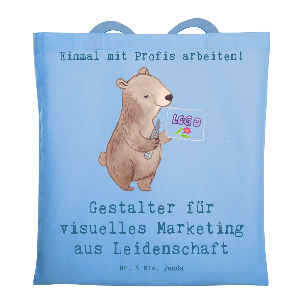 Tragetasche Gestalter für visuelles Marketing aus Leidenschaft Beuteltasche, Beutel, Einkaufstasche, Jutebeutel, Stoffbeutel, Tasche, Shopper, Umhängetasche, Strandtasche, Schultertasche, Stofftasche, Tragetasche, Badetasche, Jutetasche, Einkaufstüte, Laptoptasche, Beruf, Ausbildung, Jubiläum, Abschied, Rente, Kollege, Kollegin, Geschenk, Schenken, Arbeitskollege, Mitarbeiter, Firma, Danke, Dankeschön