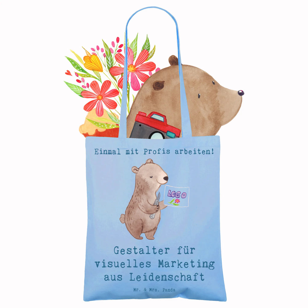 Tragetasche Gestalter für visuelles Marketing aus Leidenschaft Beuteltasche, Beutel, Einkaufstasche, Jutebeutel, Stoffbeutel, Tasche, Shopper, Umhängetasche, Strandtasche, Schultertasche, Stofftasche, Tragetasche, Badetasche, Jutetasche, Einkaufstüte, Laptoptasche, Beruf, Ausbildung, Jubiläum, Abschied, Rente, Kollege, Kollegin, Geschenk, Schenken, Arbeitskollege, Mitarbeiter, Firma, Danke, Dankeschön