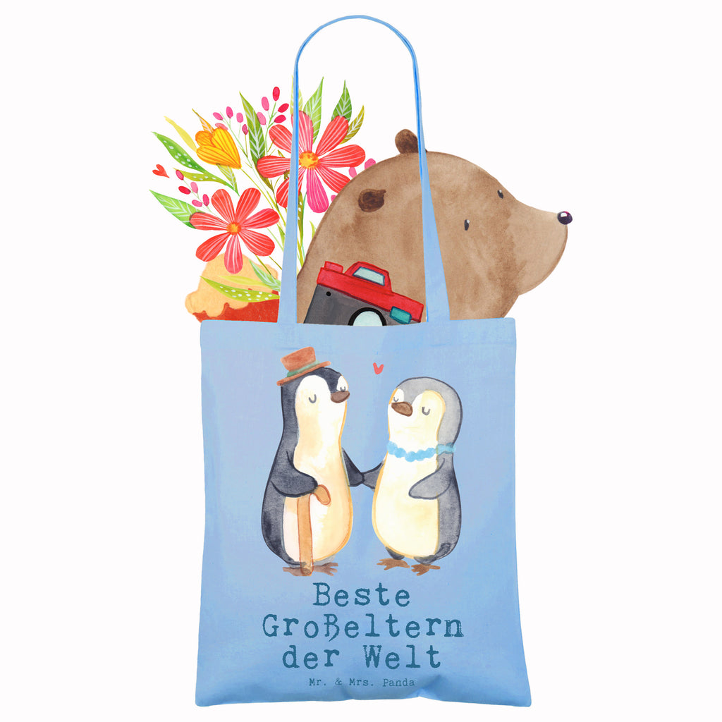 Tragetasche Pinguin Beste Großeltern der Welt Beuteltasche, Beutel, Einkaufstasche, Jutebeutel, Stoffbeutel, Tasche, Shopper, Umhängetasche, Strandtasche, Schultertasche, Stofftasche, Tragetasche, Badetasche, Jutetasche, Einkaufstüte, Laptoptasche, für, Dankeschön, Geschenk, Schenken, Geburtstag, Geburtstagsgeschenk, Geschenkidee, Danke, Bedanken, Mitbringsel, Freude machen, Geschenktipp, Großeltern, Grosseltern, Großmutter, Großvater, Opa, Omi, Oma, Opi. Großpapa, Großmama, Enkel, Enkelin, Enkelkind, Kleinigkeit, Omma, Ommi, Oppa, Oppi, Bester