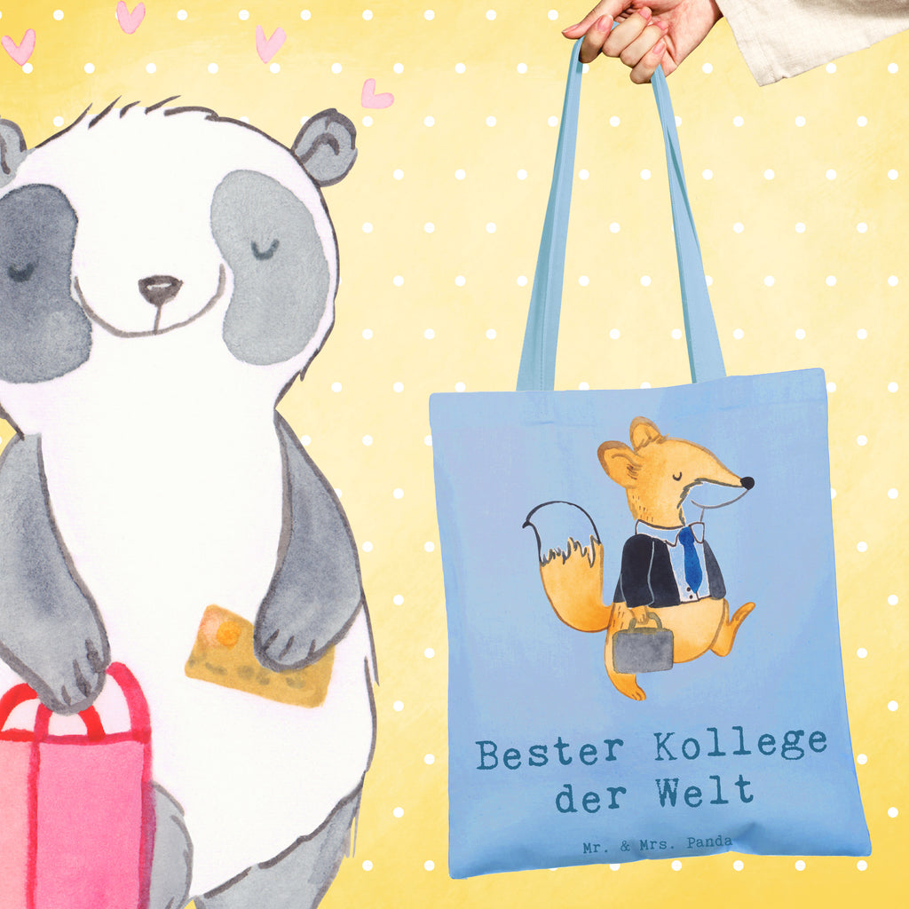 Tragetasche Fuchs Bester Kollege der Welt Beuteltasche, Beutel, Einkaufstasche, Jutebeutel, Stoffbeutel, Tasche, Shopper, Umhängetasche, Strandtasche, Schultertasche, Stofftasche, Tragetasche, Badetasche, Jutetasche, Einkaufstüte, Laptoptasche, für, Dankeschön, Geschenk, Schenken, Geburtstag, Geburtstagsgeschenk, Geschenkidee, Danke, Bedanken, Mitbringsel, Freude machen, Geschenktipp, Arbeitskollege, Kollege, Büro, Abschiedsgeschenk, Ruhestand, Arbeit, Mitarbeiter, Berufsgenosse, Beruf