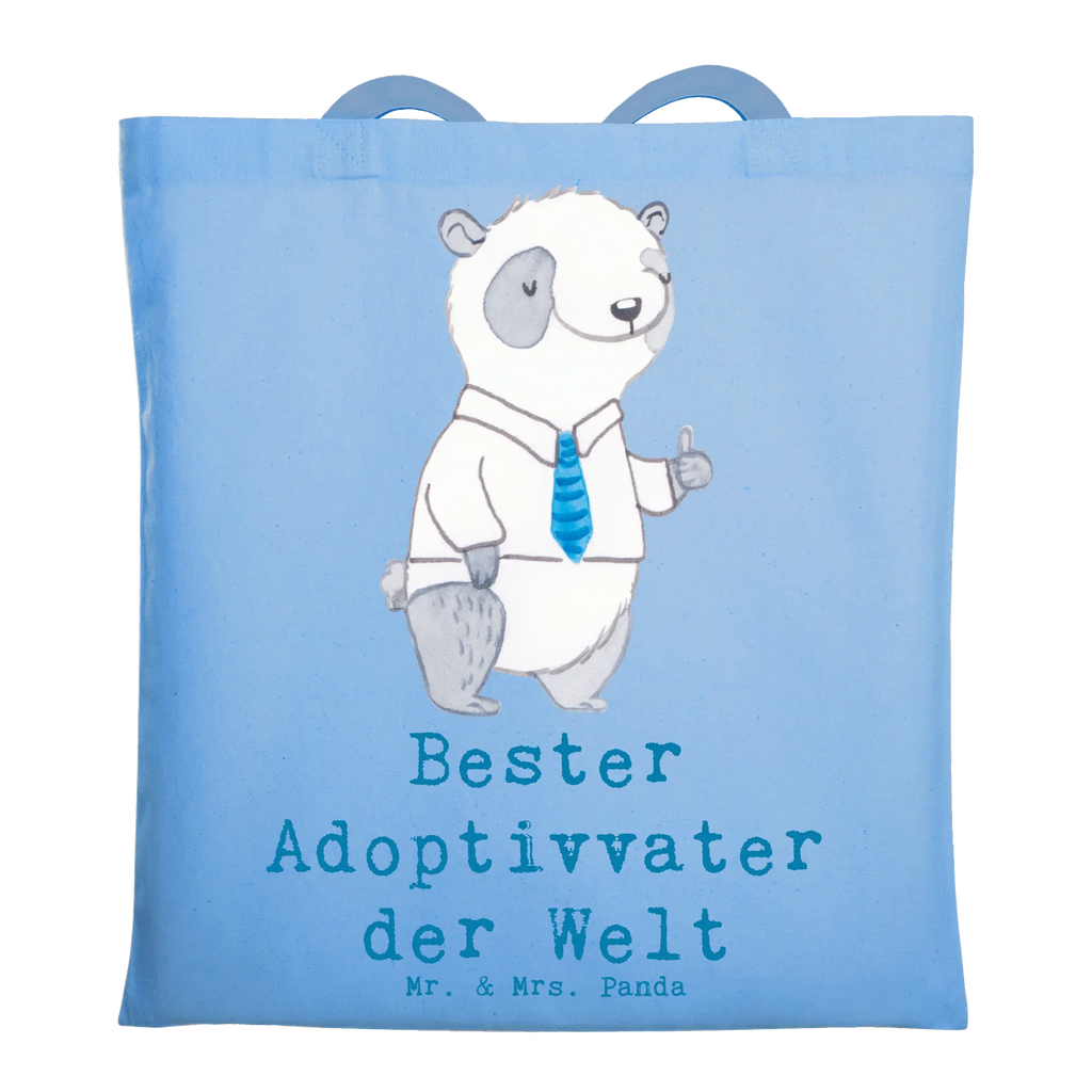 Tragetasche Panda Bester Adoptivvater der Welt Beuteltasche, Beutel, Einkaufstasche, Jutebeutel, Stoffbeutel, Tasche, Shopper, Umhängetasche, Strandtasche, Schultertasche, Stofftasche, Tragetasche, Badetasche, Jutetasche, Einkaufstüte, Laptoptasche, für, Dankeschön, Geschenk, Schenken, Geburtstag, Geburtstagsgeschenk, Geschenkidee, Danke, Bedanken, Mitbringsel, Freude machen, Geschenktipp, Adoptiv vater, Adoption, adoptiert, Adoptivvater