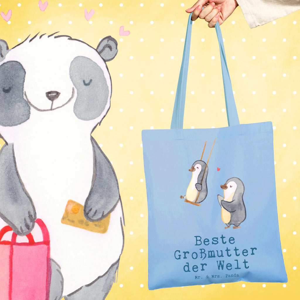 Tragetasche Pinguin Beste Großmutter der Welt Beuteltasche, Beutel, Einkaufstasche, Jutebeutel, Stoffbeutel, Tasche, Shopper, Umhängetasche, Strandtasche, Schultertasche, Stofftasche, Tragetasche, Badetasche, Jutetasche, Einkaufstüte, Laptoptasche, für, Dankeschön, Geschenk, Schenken, Geburtstag, Geburtstagsgeschenk, Geschenkidee, Danke, Bedanken, Mitbringsel, Freude machen, Geschenktipp, Großmutter, Omi, Oma, Oma geworden, Grosseltern