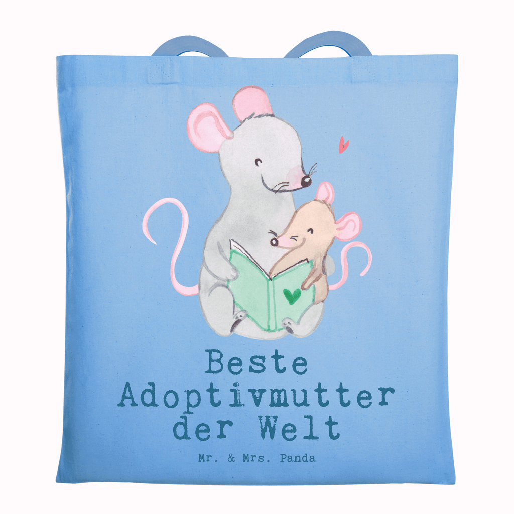 Tragetasche Maus Beste Adoptivmutter der Welt Beuteltasche, Beutel, Einkaufstasche, Jutebeutel, Stoffbeutel, Tasche, Shopper, Umhängetasche, Strandtasche, Schultertasche, Stofftasche, Tragetasche, Badetasche, Jutetasche, Einkaufstüte, Laptoptasche, für, Dankeschön, Geschenk, Schenken, Geburtstag, Geburtstagsgeschenk, Geschenkidee, Danke, Bedanken, Mitbringsel, Freude machen, Geschenktipp, Adoptivmutter, Adoptivmama, adoptiert, Mama, Mami, Mutter, Muttertag, Mutti, Ma, Tochter, Sohn, Beste Mama, Beste, Supermama