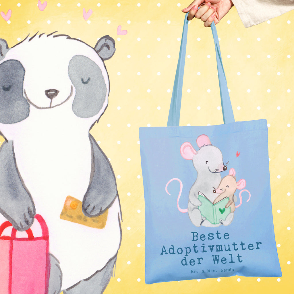 Tragetasche Maus Beste Adoptivmutter der Welt Beuteltasche, Beutel, Einkaufstasche, Jutebeutel, Stoffbeutel, Tasche, Shopper, Umhängetasche, Strandtasche, Schultertasche, Stofftasche, Tragetasche, Badetasche, Jutetasche, Einkaufstüte, Laptoptasche, für, Dankeschön, Geschenk, Schenken, Geburtstag, Geburtstagsgeschenk, Geschenkidee, Danke, Bedanken, Mitbringsel, Freude machen, Geschenktipp, Adoptivmutter, Adoptivmama, adoptiert, Mama, Mami, Mutter, Muttertag, Mutti, Ma, Tochter, Sohn, Beste Mama, Beste, Supermama