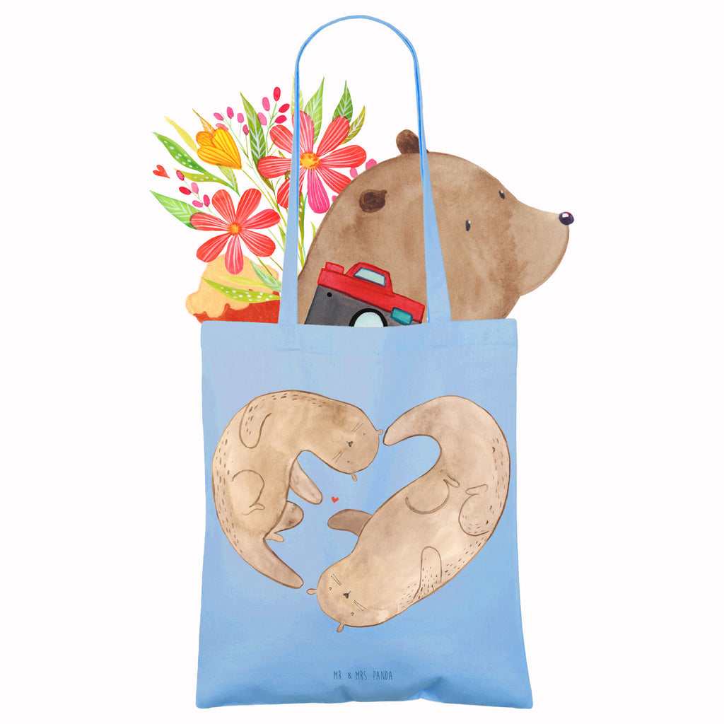 Tragetasche Otter Valentine Beuteltasche, Beutel, Einkaufstasche, Jutebeutel, Stoffbeutel, Tasche, Shopper, Umhängetasche, Strandtasche, Schultertasche, Stofftasche, Tragetasche, Badetasche, Jutetasche, Einkaufstüte, Laptoptasche, Liebe, Partner, Freund, Freundin, Ehemann, Ehefrau, Heiraten, Verlobung, Heiratsantrag, Liebesgeschenk, Jahrestag, Hocheitstag, Valentinstag, Geschenk für Frauen, Hochzeitstag, Mitbringsel, Geschenk für Freundin, Geschenk für Partner, Liebesbeweis, für Männer, für Ehemann