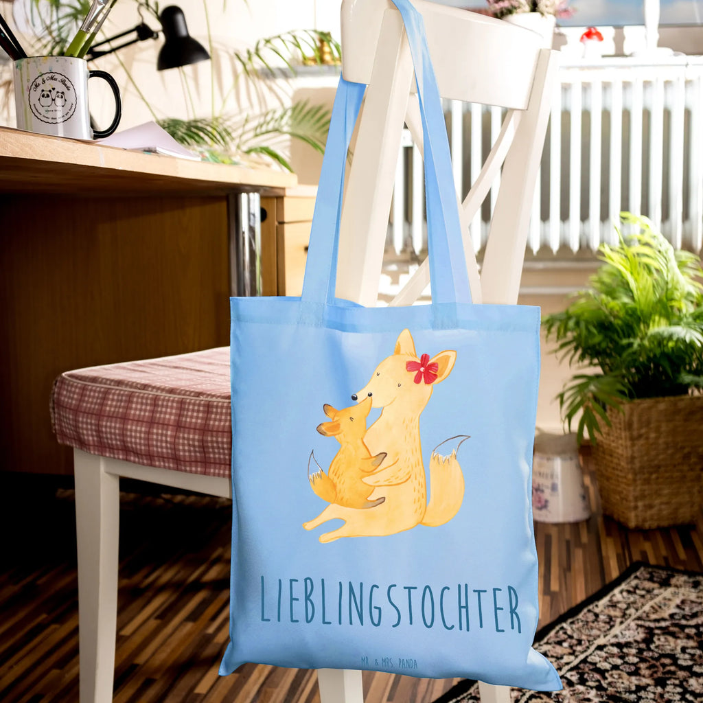 Tragetasche Fuchs Mama & Kind Beuteltasche, Beutel, Einkaufstasche, Jutebeutel, Stoffbeutel, Tasche, Shopper, Umhängetasche, Strandtasche, Schultertasche, Stofftasche, Tragetasche, Badetasche, Jutetasche, Einkaufstüte, Laptoptasche, Familie, Vatertag, Muttertag, Bruder, Schwester, Mama, Papa, Oma, Opa, Mutter, Tochter, Lieblingstochter, Beste Tochter, Geschenk