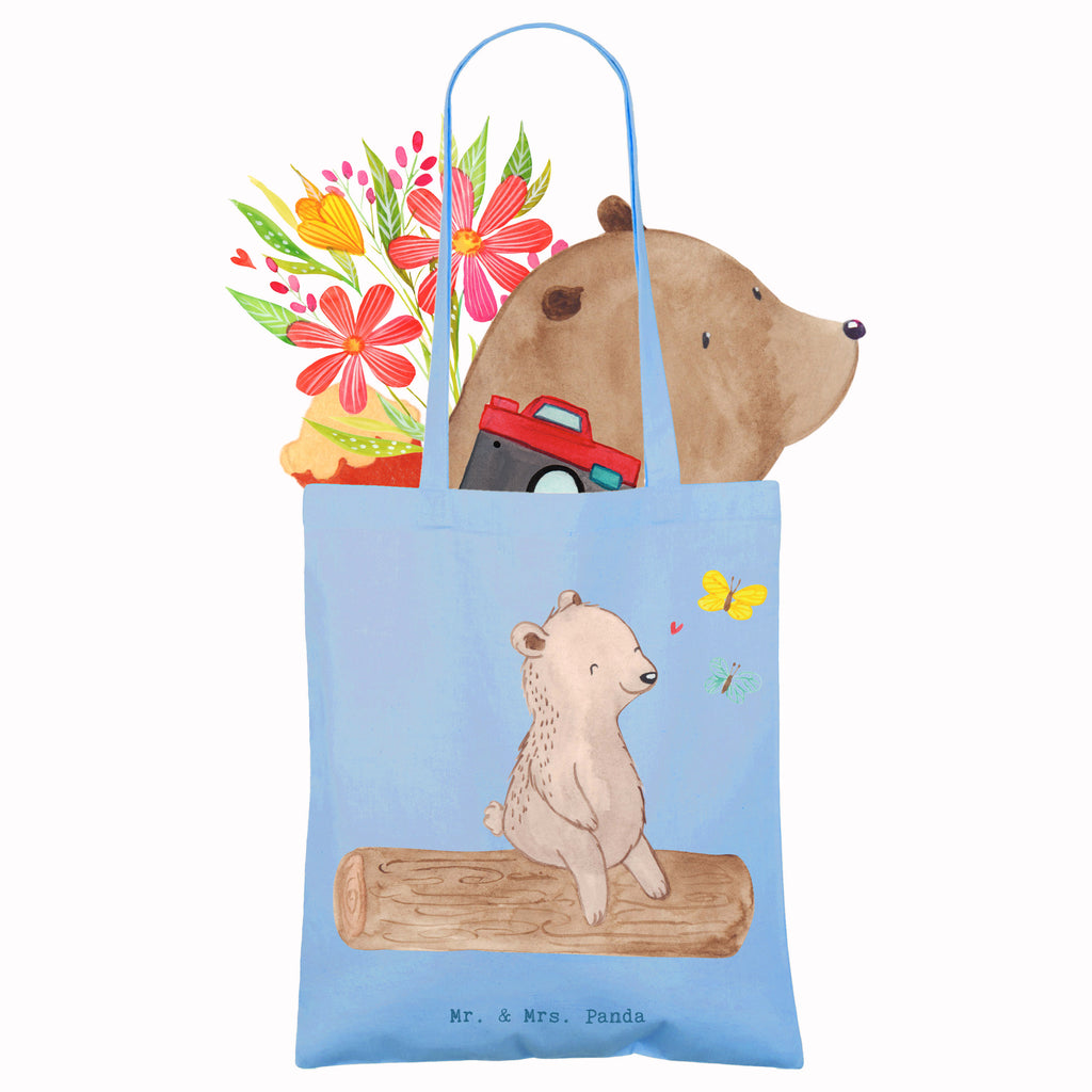 Tragetasche Bär Naturliebhaber Beuteltasche, Beutel, Einkaufstasche, Jutebeutel, Stoffbeutel, Tasche, Shopper, Umhängetasche, Strandtasche, Schultertasche, Stofftasche, Tragetasche, Badetasche, Jutetasche, Einkaufstüte, Laptoptasche, Geschenk, Sport, Sportart, Hobby, Schenken, Danke, Dankeschön, Auszeichnung, Gewinn, Sportler, Naturliebhaber, Outdoor, Wandern, Nature Lover