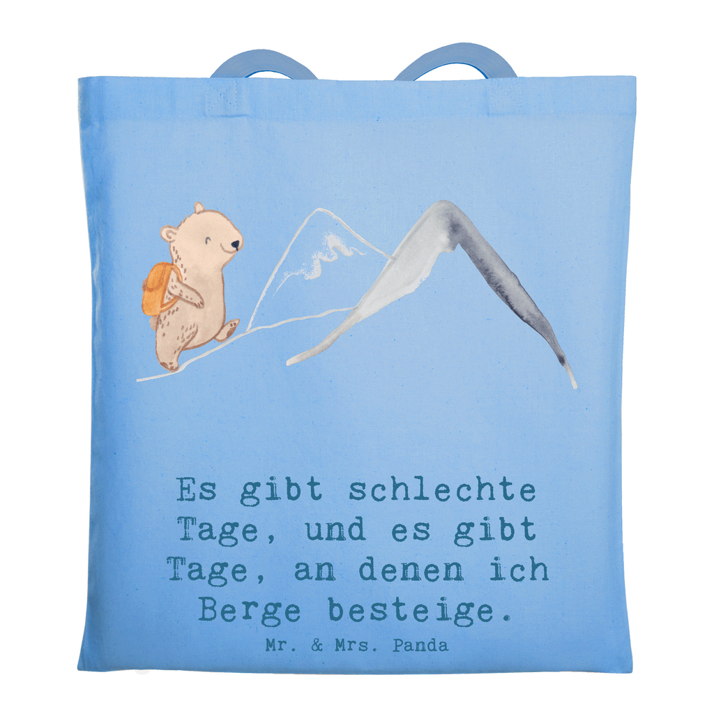 Tragetasche Bär Bergsteigen Beuteltasche, Beutel, Einkaufstasche, Jutebeutel, Stoffbeutel, Tasche, Shopper, Umhängetasche, Strandtasche, Schultertasche, Stofftasche, Tragetasche, Badetasche, Jutetasche, Einkaufstüte, Laptoptasche, Geschenk, Sport, Sportart, Hobby, Schenken, Danke, Dankeschön, Auszeichnung, Gewinn, Sportler, Bergsteigen, wandern, Bergsport, Trekking, Alpinismus, Alpinwandern