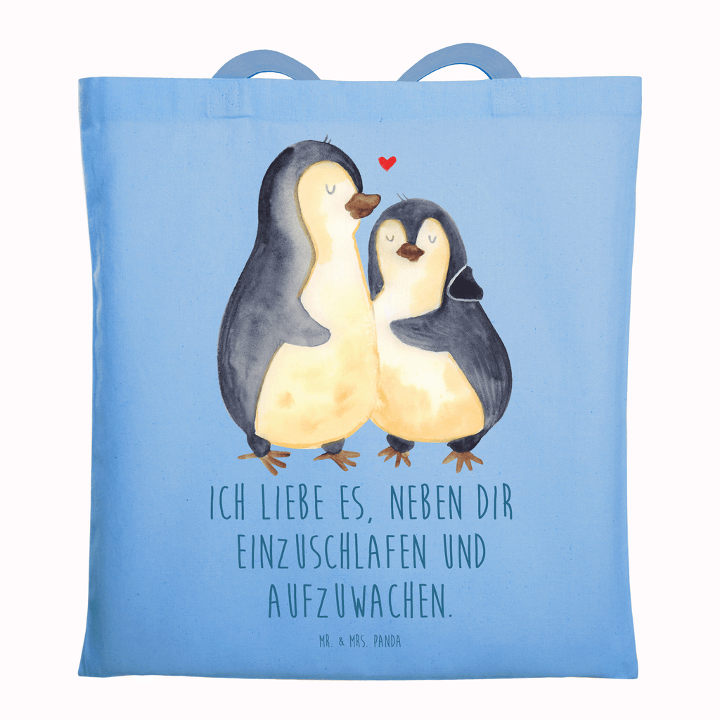 Tragetasche Pinguine Einschlafen Beuteltasche, Beutel, Einkaufstasche, Jutebeutel, Stoffbeutel, Tasche, Shopper, Umhängetasche, Strandtasche, Schultertasche, Stofftasche, Tragetasche, Badetasche, Jutetasche, Einkaufstüte, Laptoptasche, Liebe, Partner, Freund, Freundin, Ehemann, Ehefrau, Heiraten, Verlobung, Heiratsantrag, Liebesgeschenk, Jahrestag, Hocheitstag, Valentinstag, Geschenk für Frauen, Hochzeitstag, Mitbringsel, Geschenk für Freundin, Geschenk für Partner, Liebesbeweis, für Männer, für Ehemann