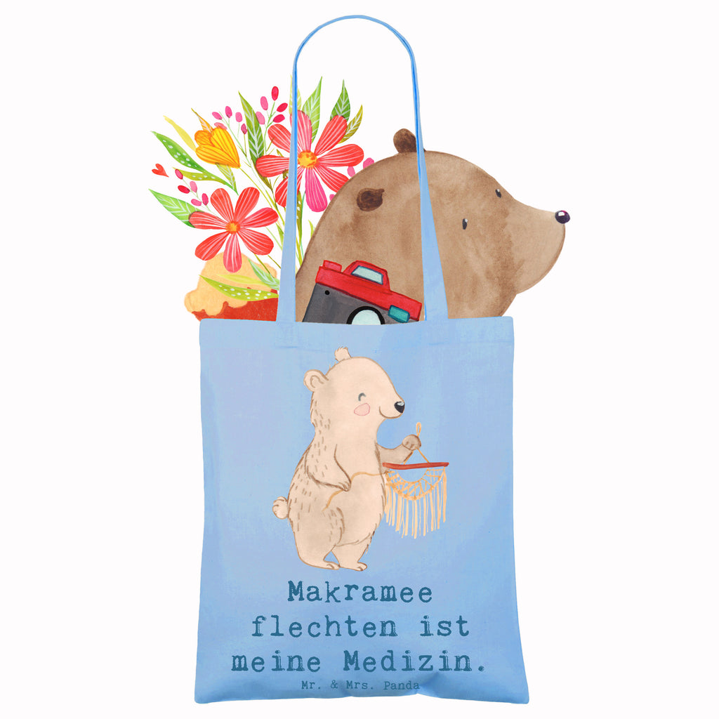 Tragetasche Bär Makramee Beuteltasche, Beutel, Einkaufstasche, Jutebeutel, Stoffbeutel, Tasche, Shopper, Umhängetasche, Strandtasche, Schultertasche, Stofftasche, Tragetasche, Badetasche, Jutetasche, Einkaufstüte, Laptoptasche, Geschenk, Sport, Sportart, Hobby, Schenken, Danke, Dankeschön, Auszeichnung, Gewinn, Sportler, Makramee, Basteln, Basteln mit Makramee