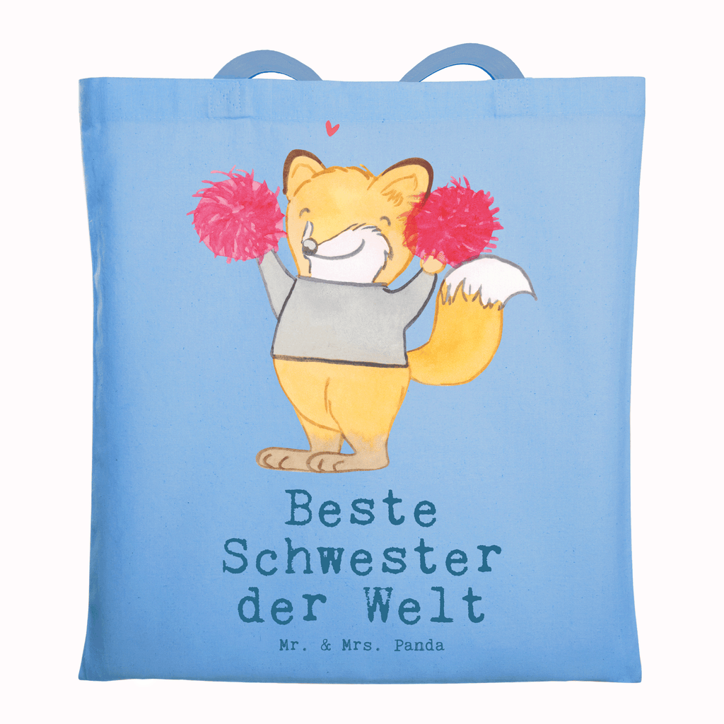 Tragetasche Fuchs Beste Schwester der Welt Beuteltasche, Beutel, Einkaufstasche, Jutebeutel, Stoffbeutel, Tasche, Shopper, Umhängetasche, Strandtasche, Schultertasche, Stofftasche, Tragetasche, Badetasche, Jutetasche, Einkaufstüte, Laptoptasche, für, Dankeschön, Geschenk, Schenken, Geburtstag, Geburtstagsgeschenk, Geschenkidee, Danke, Bedanken, Mitbringsel, Freude machen, Geschenktipp, Schwester, Geschwister, Schwesterherz, Sister, Familie, Kleinigkeit, Beste, Tochter