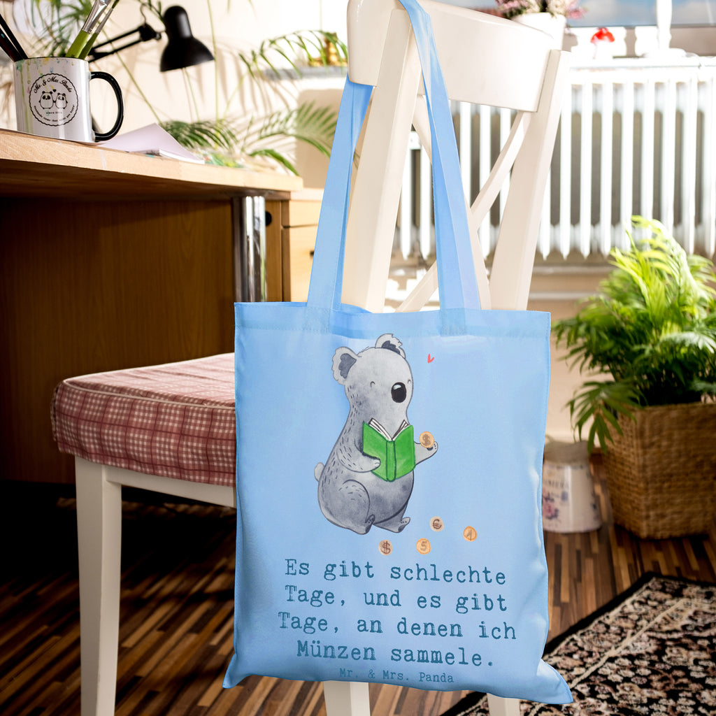 Tragetasche Koala Münzen sammeln Beuteltasche, Beutel, Einkaufstasche, Jutebeutel, Stoffbeutel, Tasche, Shopper, Umhängetasche, Strandtasche, Schultertasche, Stofftasche, Tragetasche, Badetasche, Jutetasche, Einkaufstüte, Laptoptasche, Geschenk, Sport, Sportart, Hobby, Schenken, Danke, Dankeschön, Auszeichnung, Gewinn, Sportler, Münzen sammeln, Numismatik, Münzen aus aller Welt