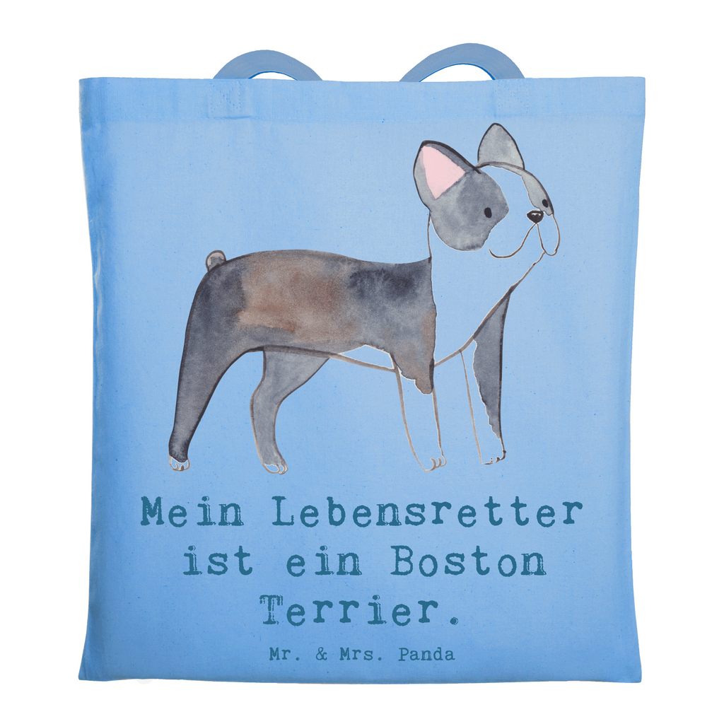 Tragetasche Boston Terrier Lebensretter Beuteltasche, Beutel, Einkaufstasche, Jutebeutel, Stoffbeutel, Tasche, Shopper, Umhängetasche, Strandtasche, Schultertasche, Stofftasche, Tragetasche, Badetasche, Jutetasche, Einkaufstüte, Laptoptasche, Hund, Hunderasse, Rassehund, Hundebesitzer, Geschenk, Tierfreund, Schenken, Welpe, Boston Terrier