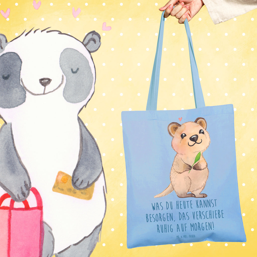 Tragetasche Quokka Happy Beuteltasche, Beutel, Einkaufstasche, Jutebeutel, Stoffbeutel, Tasche, Shopper, Umhängetasche, Strandtasche, Schultertasche, Stofftasche, Tragetasche, Badetasche, Jutetasche, Einkaufstüte, Laptoptasche, Tiermotive, Gute Laune, lustige Sprüche, Tiere, Quokka, Verschieben, Aufschieberitis, Lustiger Spruch, Niedliches Tier, Dinge erledigen