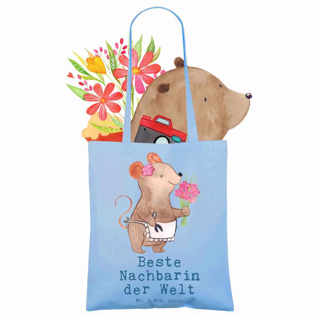 Tragetasche Maus Beste Nachbarin der Welt Beuteltasche, Beutel, Einkaufstasche, Jutebeutel, Stoffbeutel, Tasche, Shopper, Umhängetasche, Strandtasche, Schultertasche, Stofftasche, Tragetasche, Badetasche, Jutetasche, Einkaufstüte, Laptoptasche, für, Dankeschön, Geschenk, Schenken, Geburtstag, Geburtstagsgeschenk, Geschenkidee, Danke, Bedanken, Mitbringsel, Freude machen, Geschenktipp, Nachbarin, Nachbarn, Nachbarschaft, Freundin, Angrenzer, Anwohnerin, Bewohnerin, Freundschaft