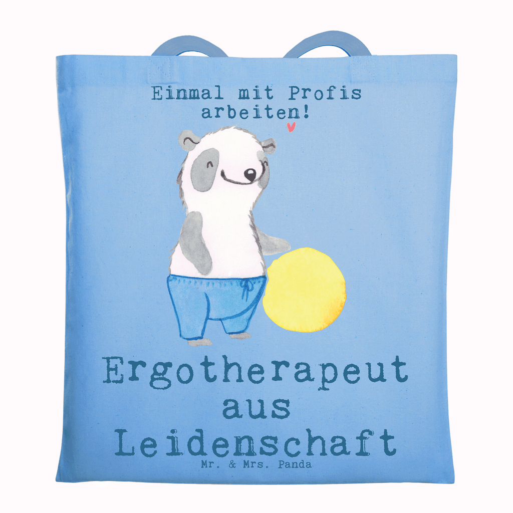 Tragetasche Ergotherapeut aus Leidenschaft Beuteltasche, Beutel, Einkaufstasche, Jutebeutel, Stoffbeutel, Tasche, Shopper, Umhängetasche, Strandtasche, Schultertasche, Stofftasche, Tragetasche, Badetasche, Jutetasche, Einkaufstüte, Laptoptasche, Beruf, Ausbildung, Jubiläum, Abschied, Rente, Kollege, Kollegin, Geschenk, Schenken, Arbeitskollege, Mitarbeiter, Firma, Danke, Dankeschön, Ergotherapeut, Ergotherapie