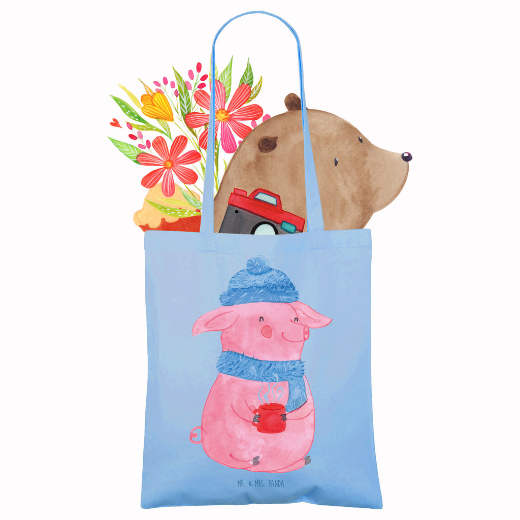 Tragetasche Glühschwein Beuteltasche, Beutel, Einkaufstasche, Jutebeutel, Stoffbeutel, Tasche, Shopper, Umhängetasche, Strandtasche, Schultertasche, Stofftasche, Tragetasche, Badetasche, Jutetasche, Einkaufstüte, Laptoptasche, Winter, Weihnachten, Weihnachtsdeko, Nikolaus, Advent, Heiligabend, Wintermotiv, Glühschwein, Glühwein, Weihnachtsmarkt, Punsch