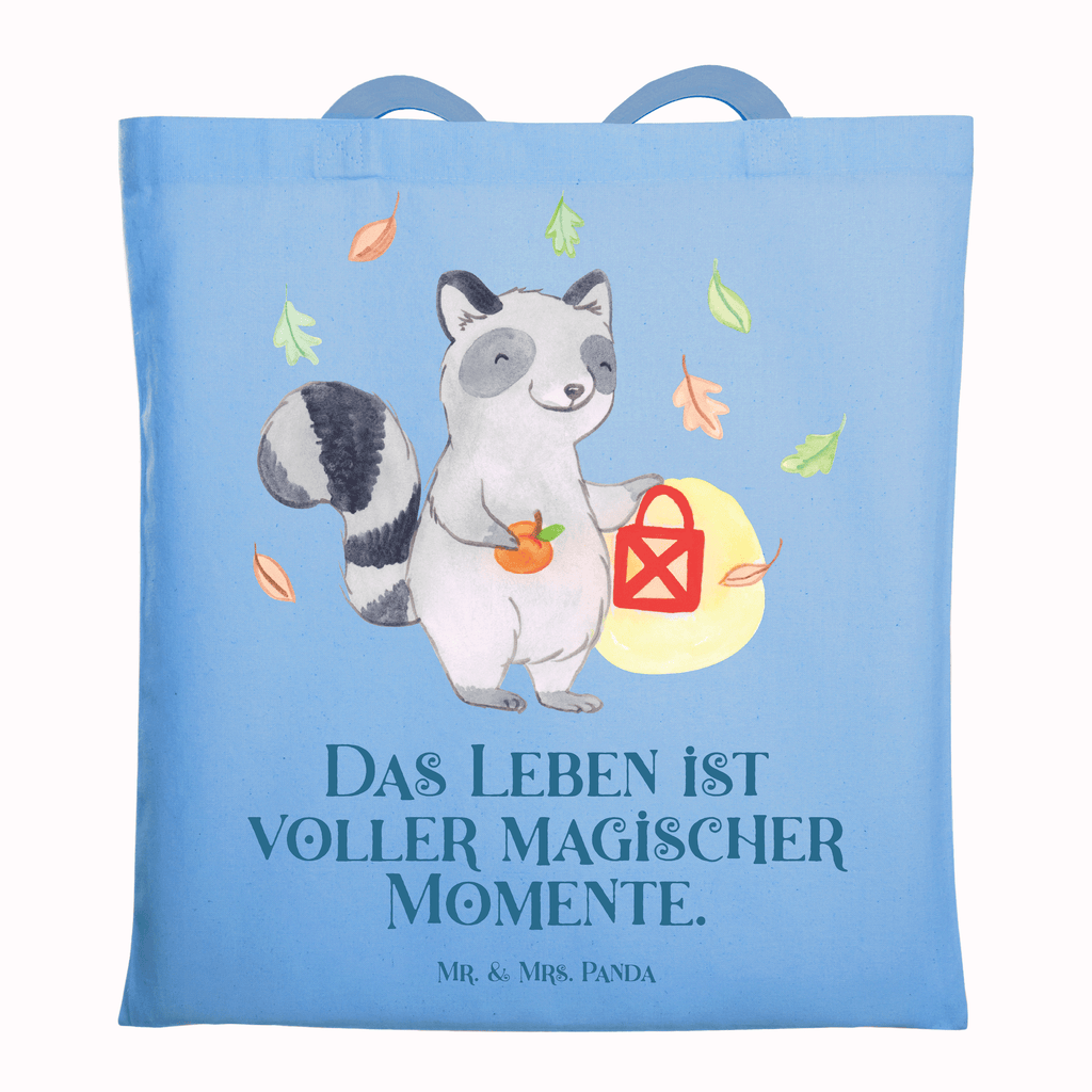 Tragetasche Waschbär Laterne Beuteltasche, Beutel, Einkaufstasche, Jutebeutel, Stoffbeutel, Tasche, Shopper, Umhängetasche, Strandtasche, Schultertasche, Stofftasche, Tragetasche, Badetasche, Jutetasche, Einkaufstüte, Laptoptasche, Halloween, Deko, Martinssingen, Dekoration, Geschenke, Schenken, Halloween Deko, Trick or Treat, Süßes sonst gibt's saures, Waschbär, Laterne, Herbst