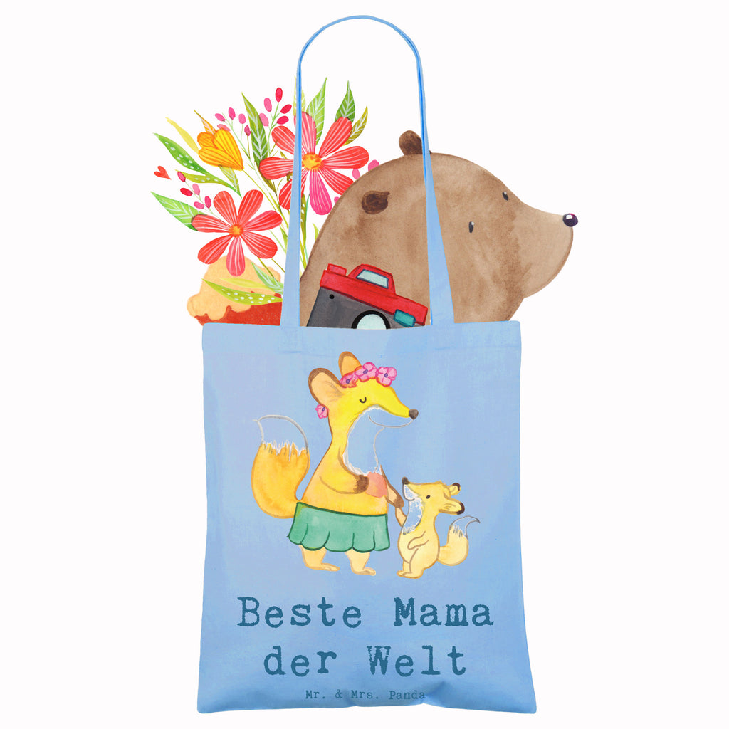 Tragetasche Fuchs Beste Mama der Welt Beuteltasche, Beutel, Einkaufstasche, Jutebeutel, Stoffbeutel, Tasche, Shopper, Umhängetasche, Strandtasche, Schultertasche, Stofftasche, Tragetasche, Badetasche, Jutetasche, Einkaufstüte, Laptoptasche, für, Dankeschön, Geschenk, Schenken, Geburtstag, Geburtstagsgeschenk, Geschenkidee, Danke, Bedanken, Mitbringsel, Freude machen, Geschenktipp, Mama, Mami, Mutter, Muttertag, Mutti, Ma, Tochter, Sohn, Beste Mama, Beste, Supermama