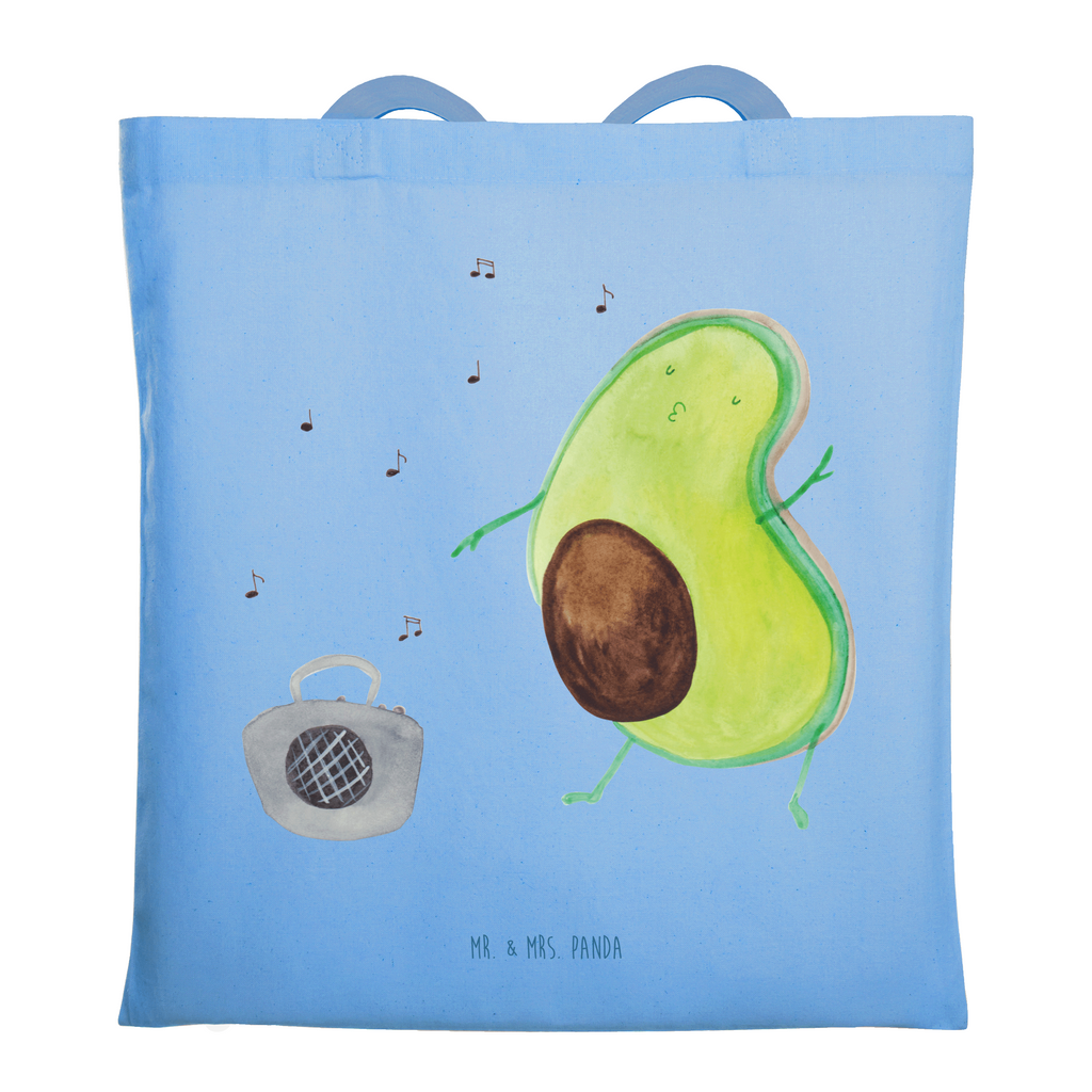 Tragetasche Avocado tanzt Beuteltasche, Beutel, Einkaufstasche, Jutebeutel, Stoffbeutel, Tasche, Shopper, Umhängetasche, Strandtasche, Schultertasche, Stofftasche, Tragetasche, Badetasche, Jutetasche, Einkaufstüte, Laptoptasche, Avocado, Veggie, Vegan, Gesund