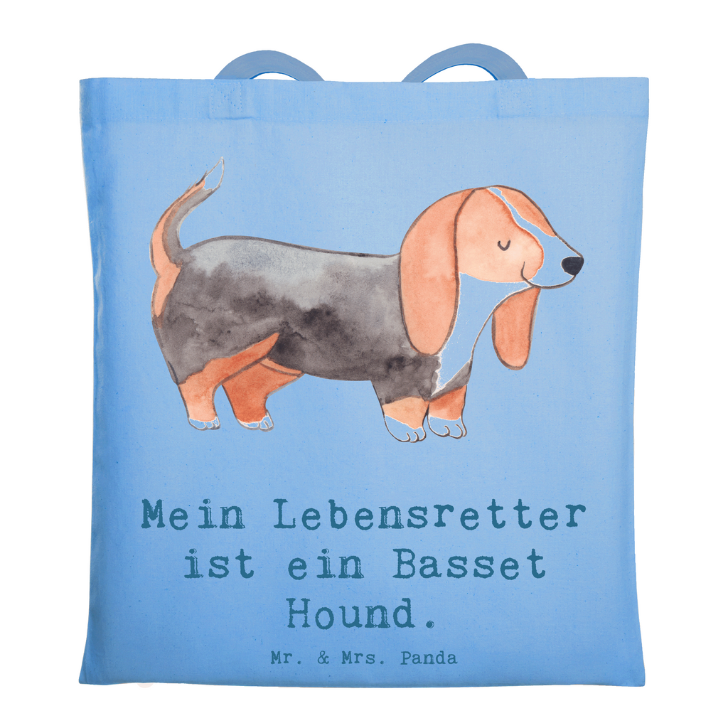 Tragetasche Basset Hound Lebensretter Beuteltasche, Beutel, Einkaufstasche, Jutebeutel, Stoffbeutel, Tasche, Shopper, Umhängetasche, Strandtasche, Schultertasche, Stofftasche, Tragetasche, Badetasche, Jutetasche, Einkaufstüte, Laptoptasche, Hund, Hunderasse, Rassehund, Hundebesitzer, Geschenk, Tierfreund, Schenken, Welpe, Basset Hound, Basset