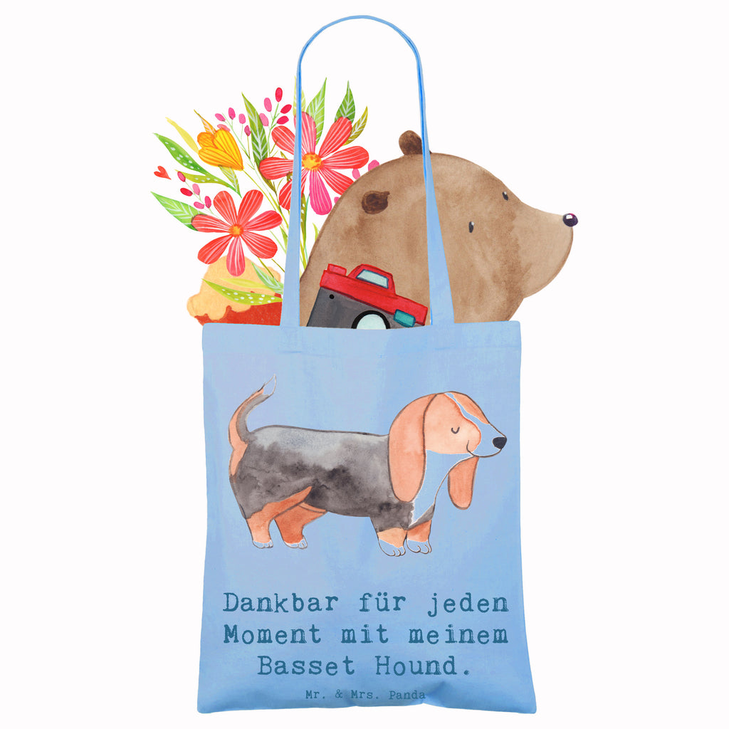 Tragetasche Basset Hound Moment Beuteltasche, Beutel, Einkaufstasche, Jutebeutel, Stoffbeutel, Tasche, Shopper, Umhängetasche, Strandtasche, Schultertasche, Stofftasche, Tragetasche, Badetasche, Jutetasche, Einkaufstüte, Laptoptasche, Hund, Hunderasse, Rassehund, Hundebesitzer, Geschenk, Tierfreund, Schenken, Welpe, Basset Hound, Basset